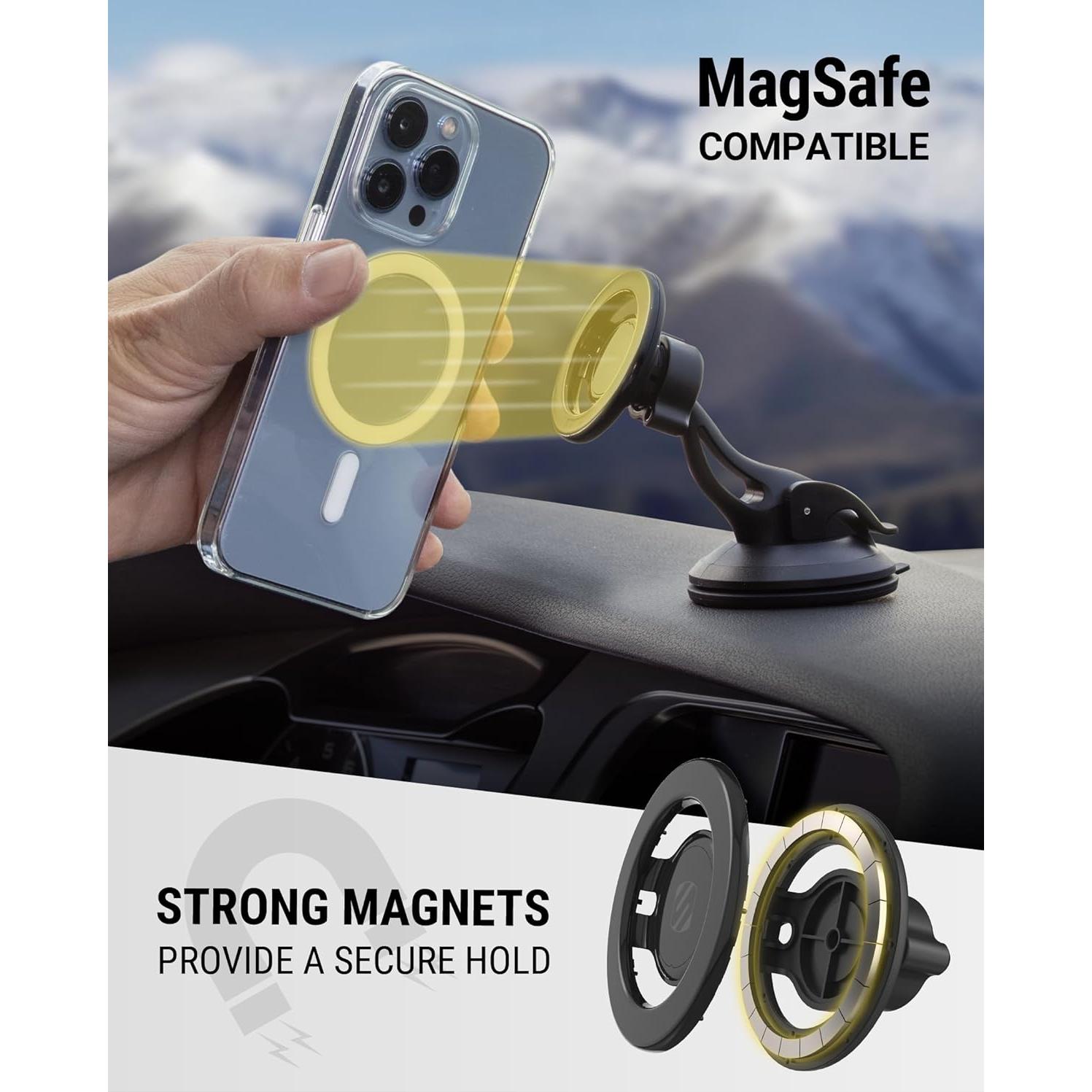 Soporte Magnético Scosche MagicMount SMSWD para Teléfono Negro