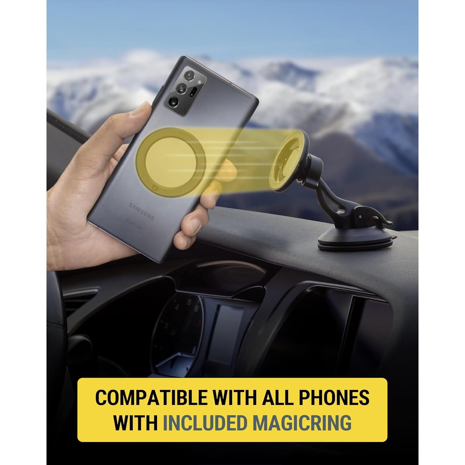 Soporte Magnético Scosche MagicMount SMSWD para Teléfono Negro