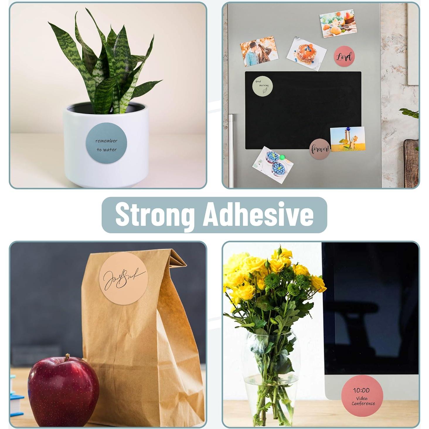 Notas Adhesivas Redondas Mr. Pen Vintage 12 Bloc 720 Hojas 7.1 cm