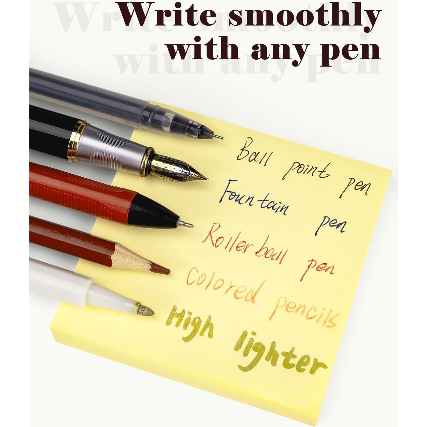 Notas Adhesivas WeLiu Amarillas 7.62x7.62 cm 3600 Hojas