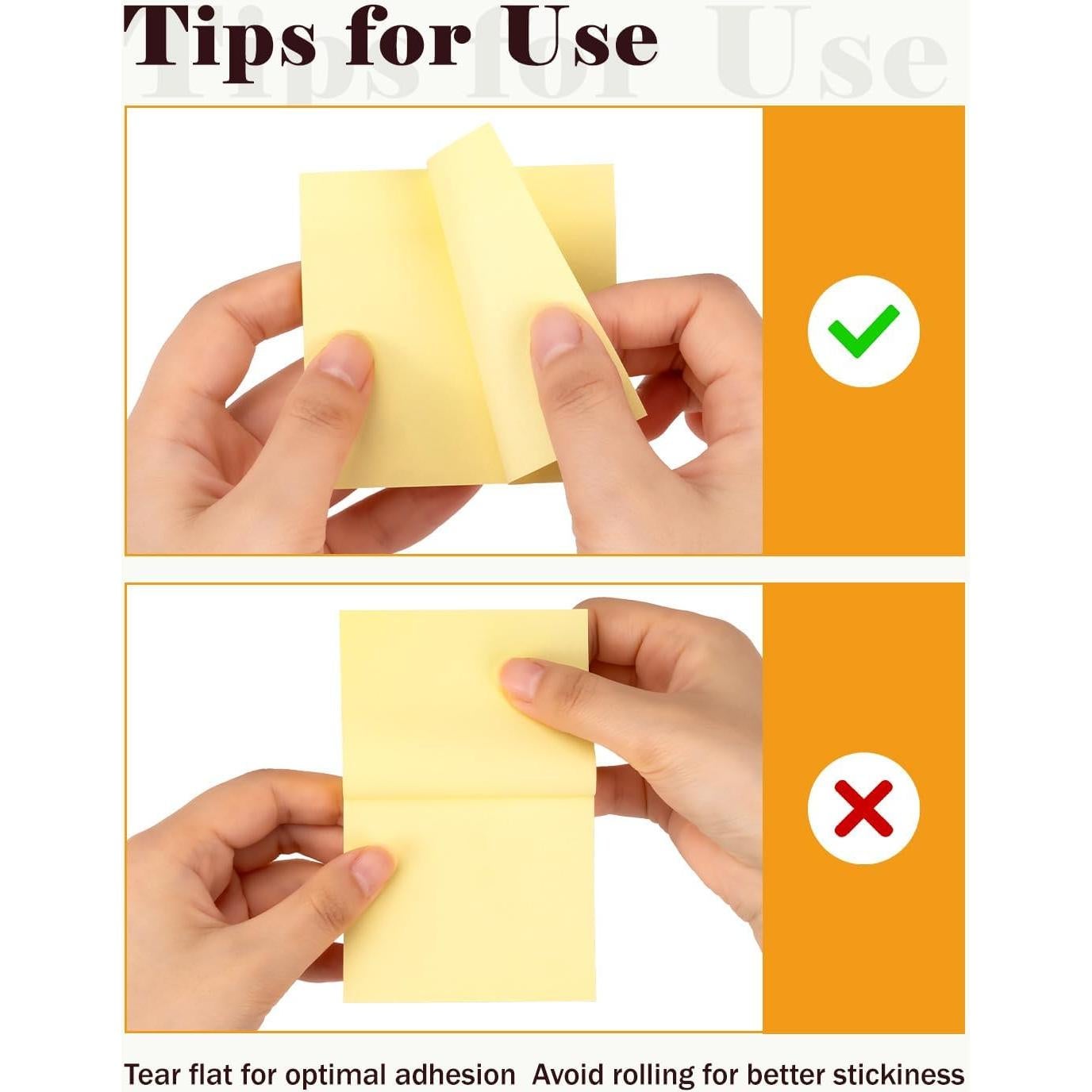 Notas Adhesivas WeLiu Amarillas 7.62x7.62 cm 3600 Hojas