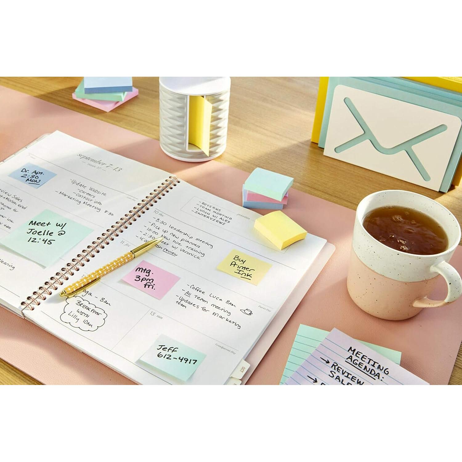 Notas Adhesivas Greener Post-it 3M Amarillo Canario 12 Bloc