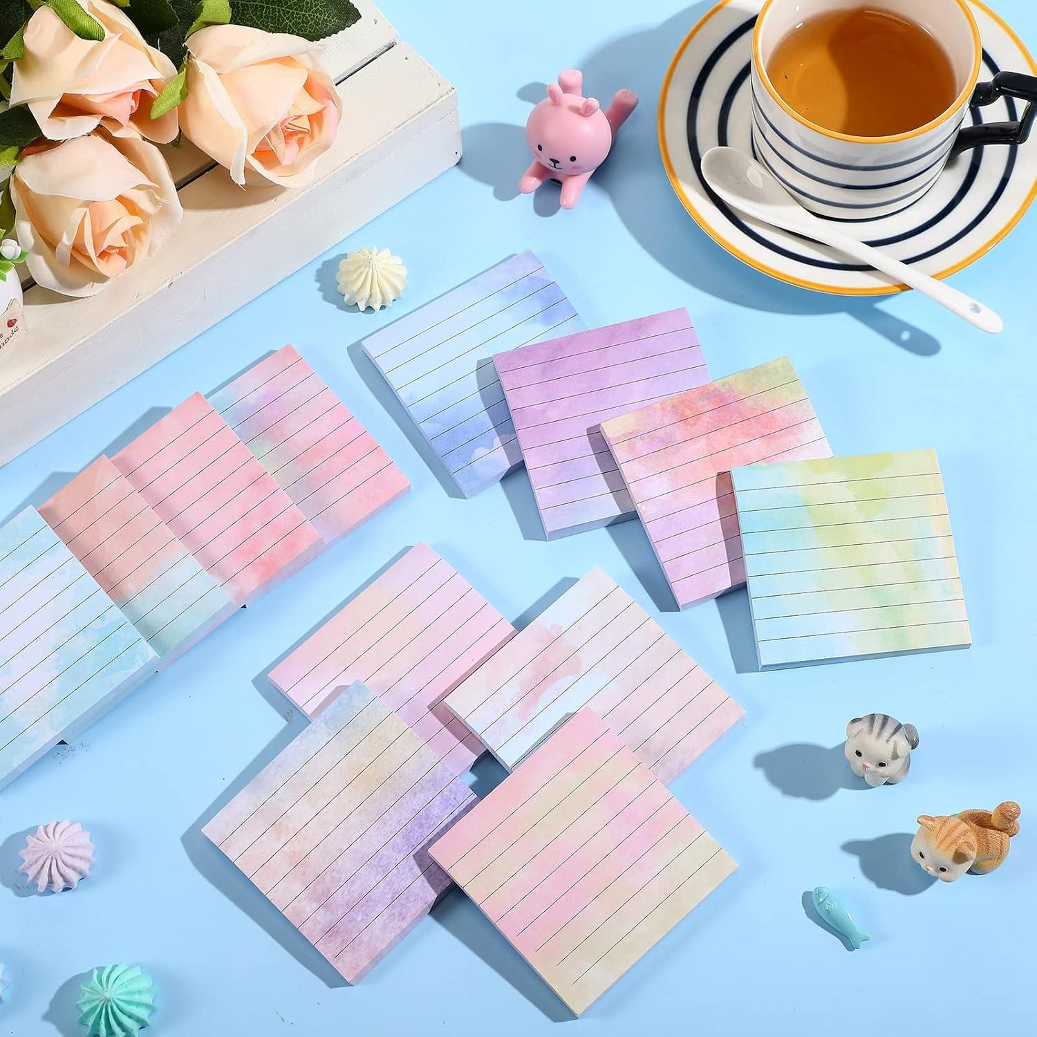 720 Notas Adhesivas Acuareladas Sabary 7.6x7.6cm Multicolor