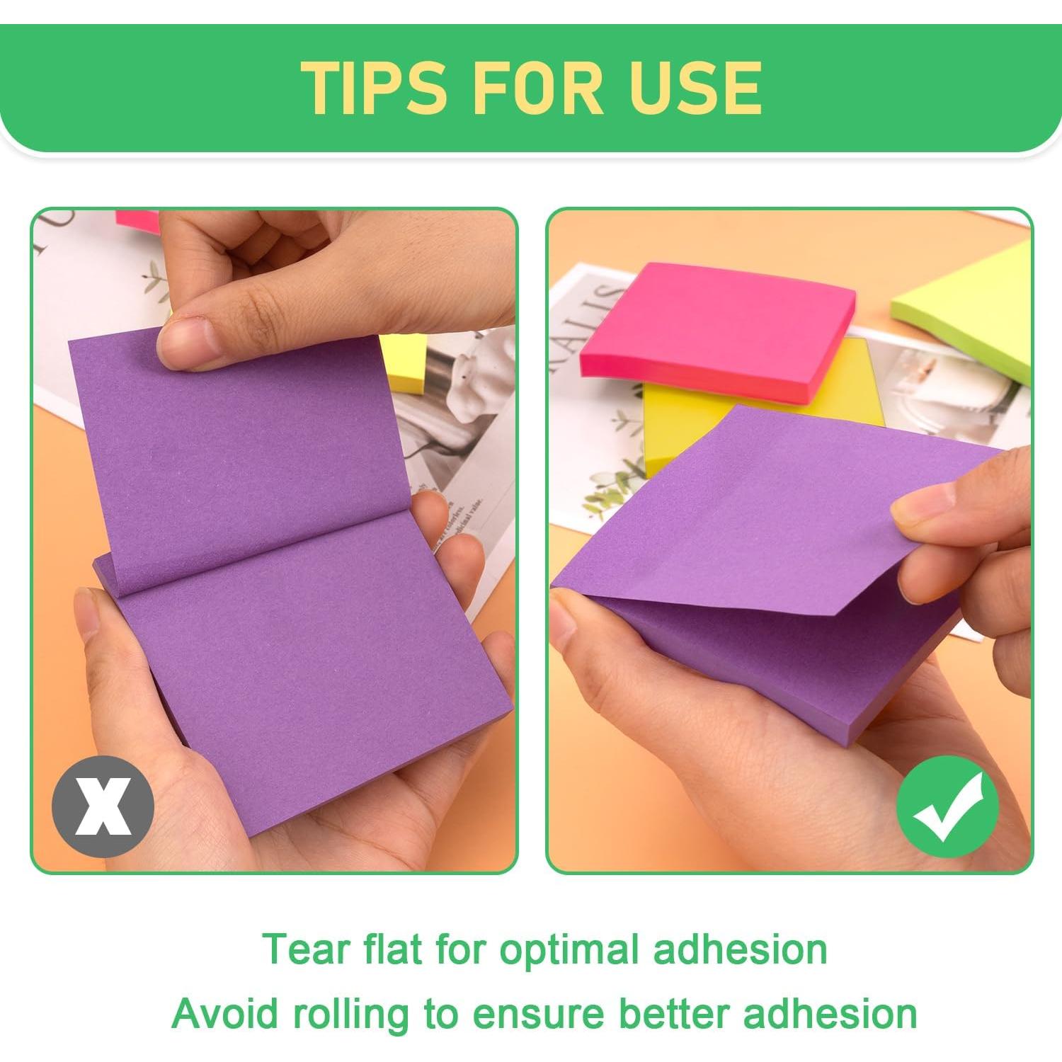 Notas Adhesivas WeLiu 7.6x7.6 cm 24 Blocs Coloridos