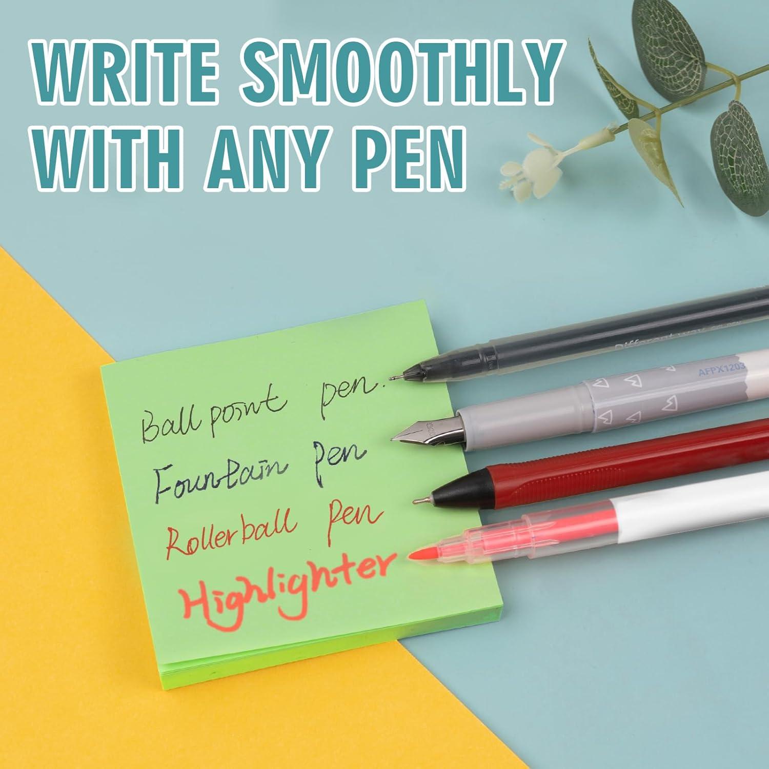 Notas Adhesivas 7.62x7.62 cm WeLiu, 48 Hojas Multicolor