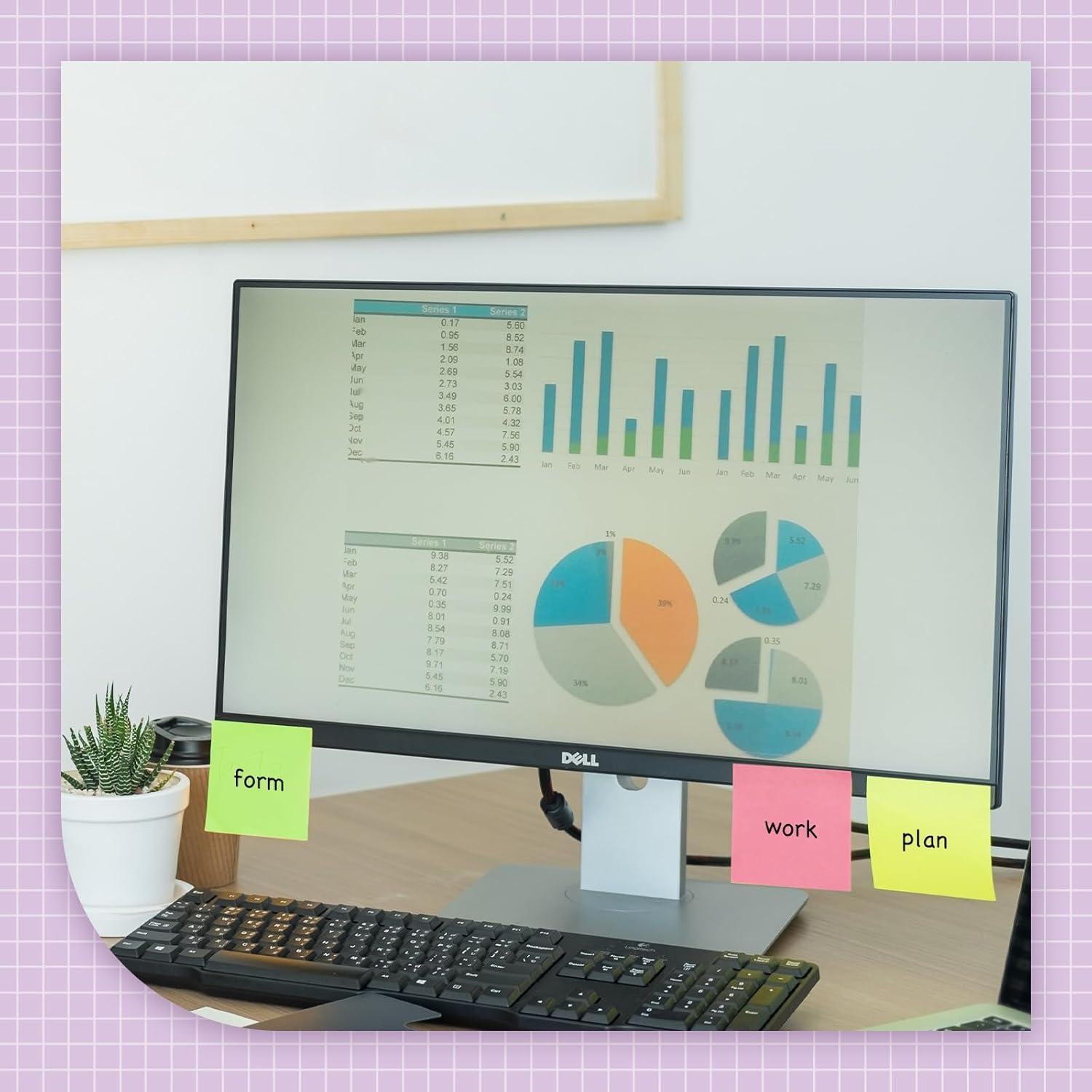 120 Notas Adhesivas Ayearparty 3x3 cm Colores Brillantes