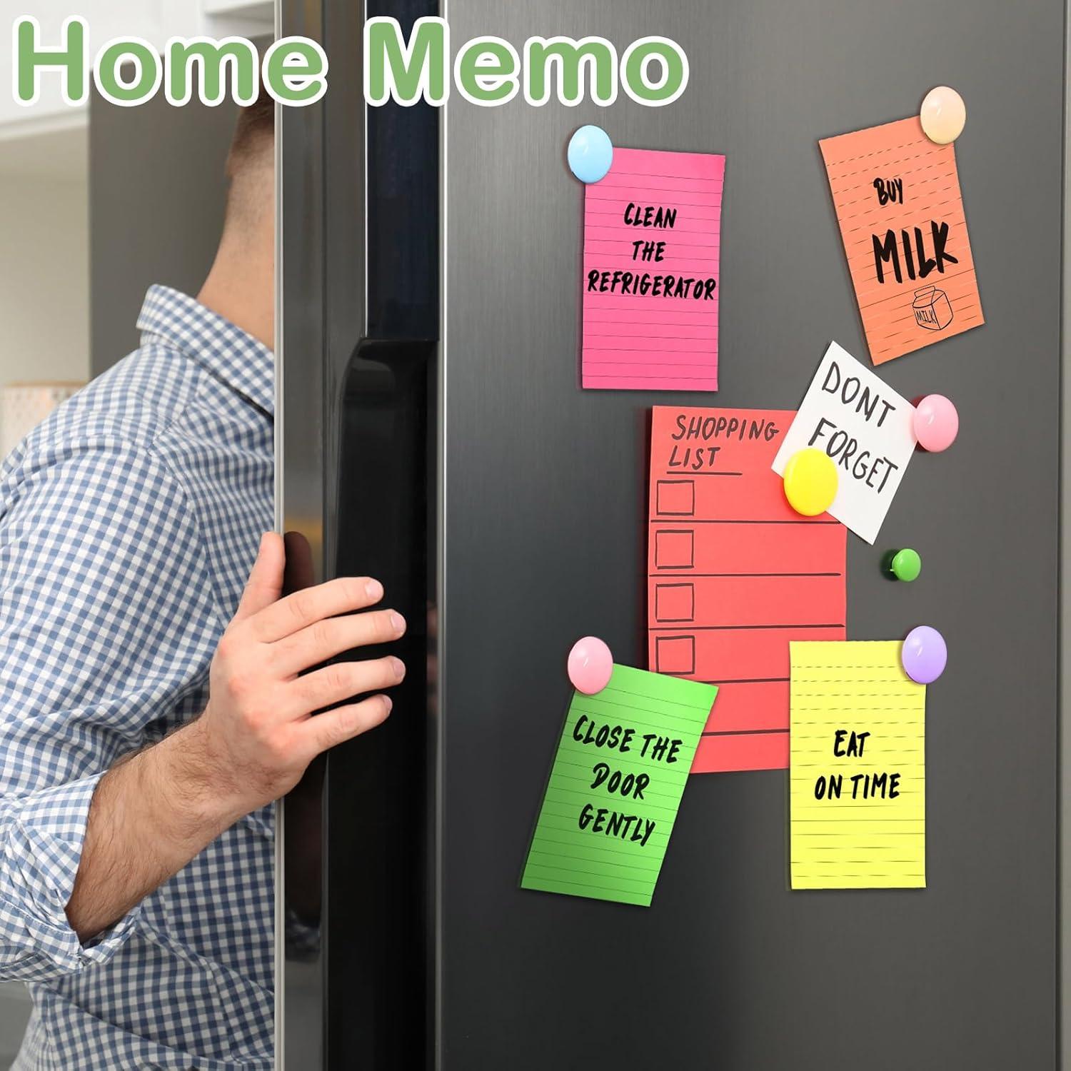 Paquete de 24 Notas Adhesivas Rayadas Thenshop 10 x 15 cm