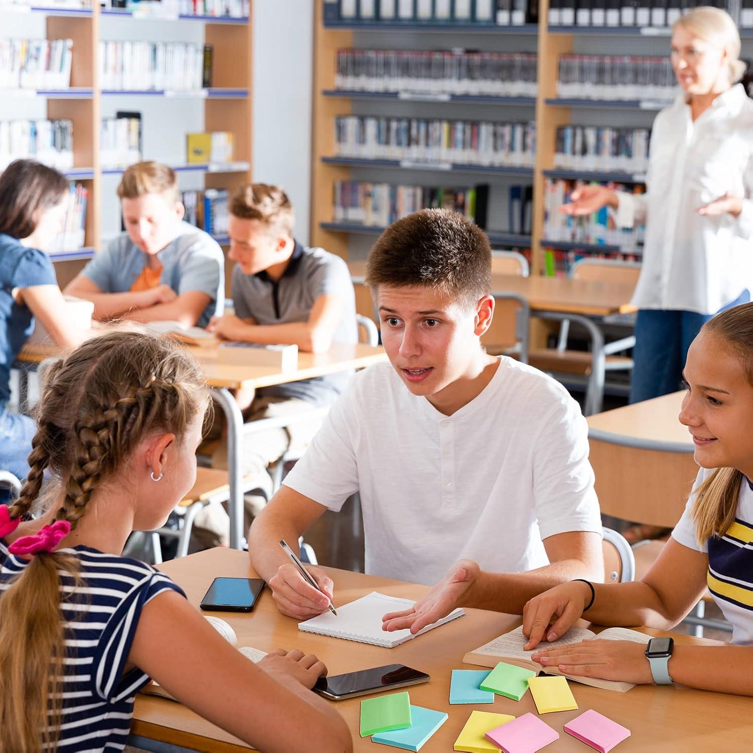 120 Notas Adhesivas Fainne 3.81x5.08cm Colores Brillantes