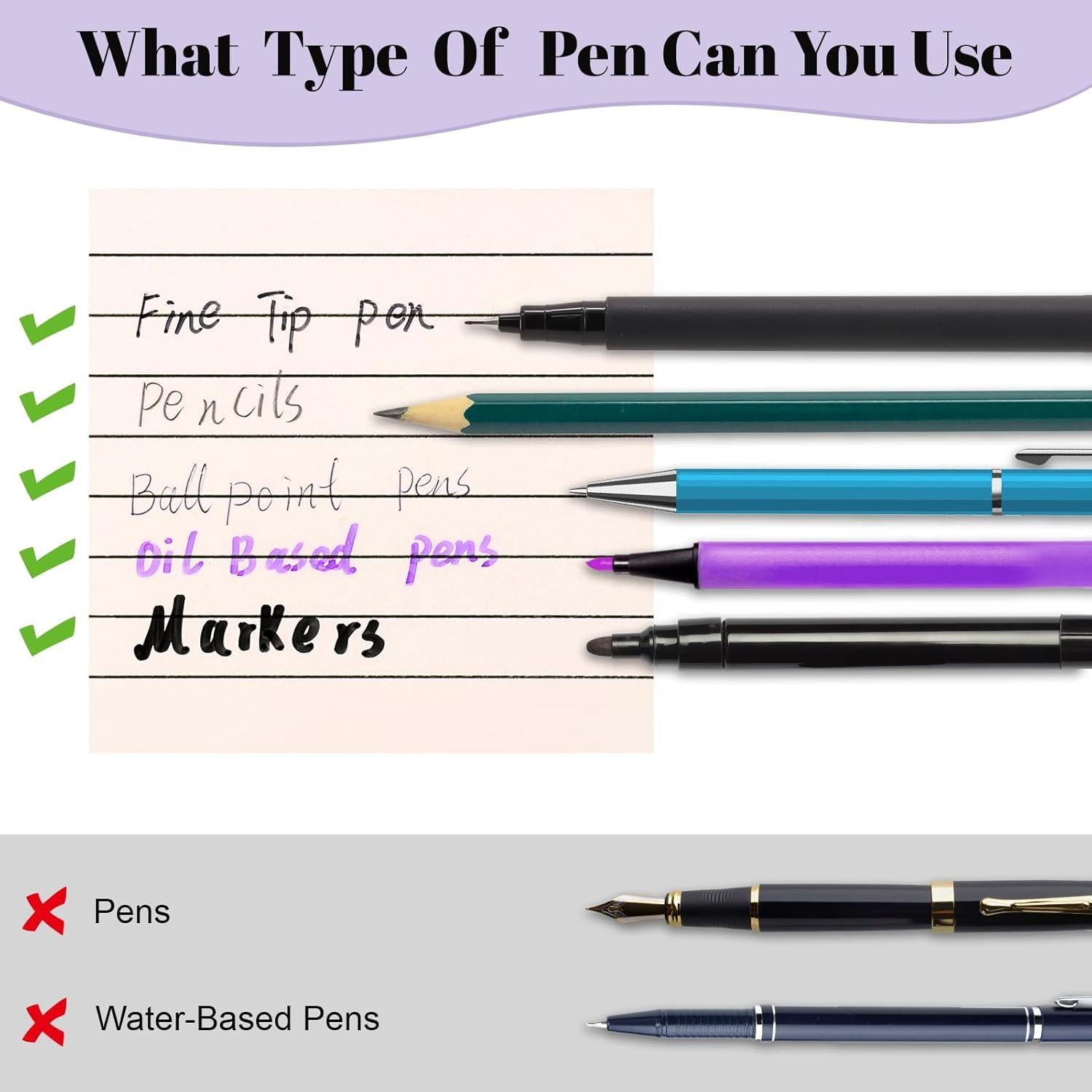 Notas Adhesivas Transparentes 3x3" Morado SYMDROMIA 300 Hojas