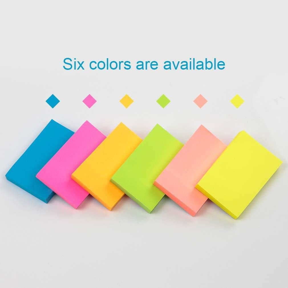 Notas Adhesivas VANZAVANZU 5x7.6 cm, 12 Bloc, 100 Hojas