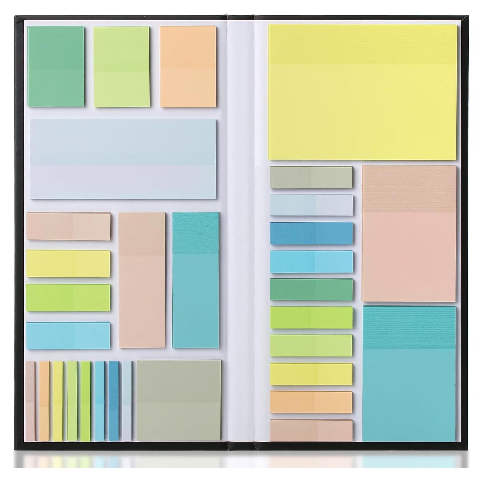 Juego de Notas Adhesivas Transparentes Mr. Pen 1650 Hojas