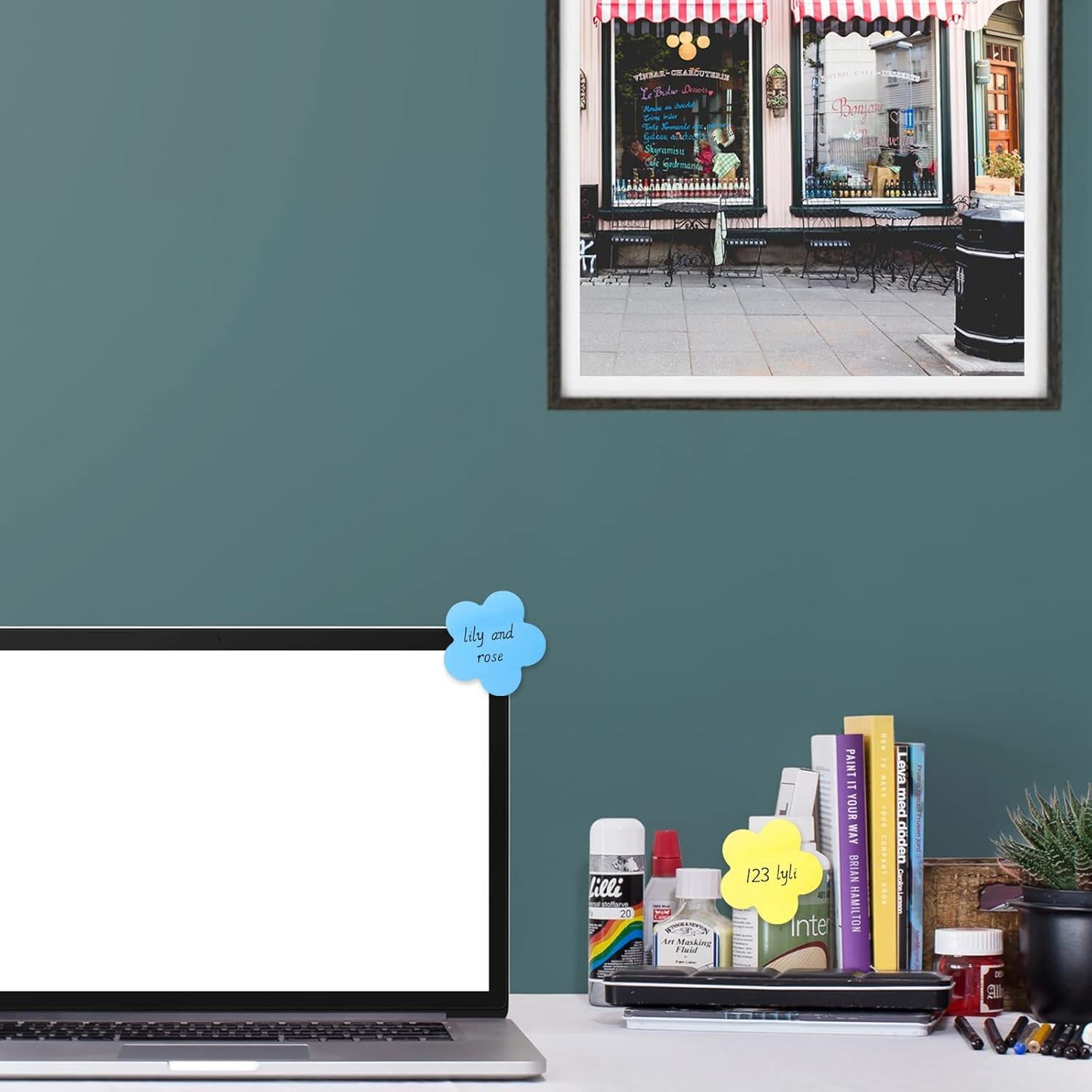 Notas Adhesivas YZDZSW Redondas Coloridas 600 Hojas 7.11 cm