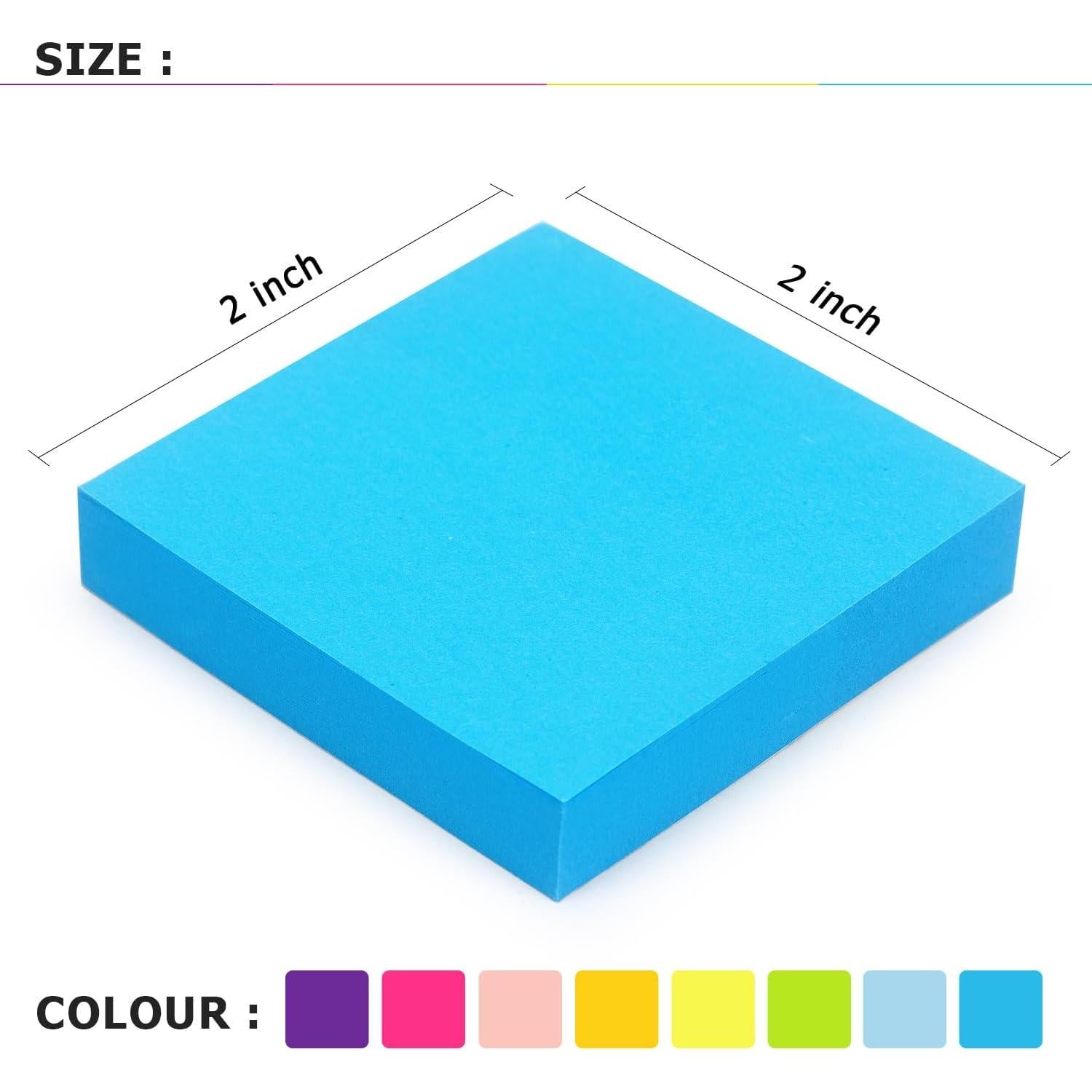 Notas Adhesivas Eastern Wolf 5x5 cm 16 Blocs 100 Hojas