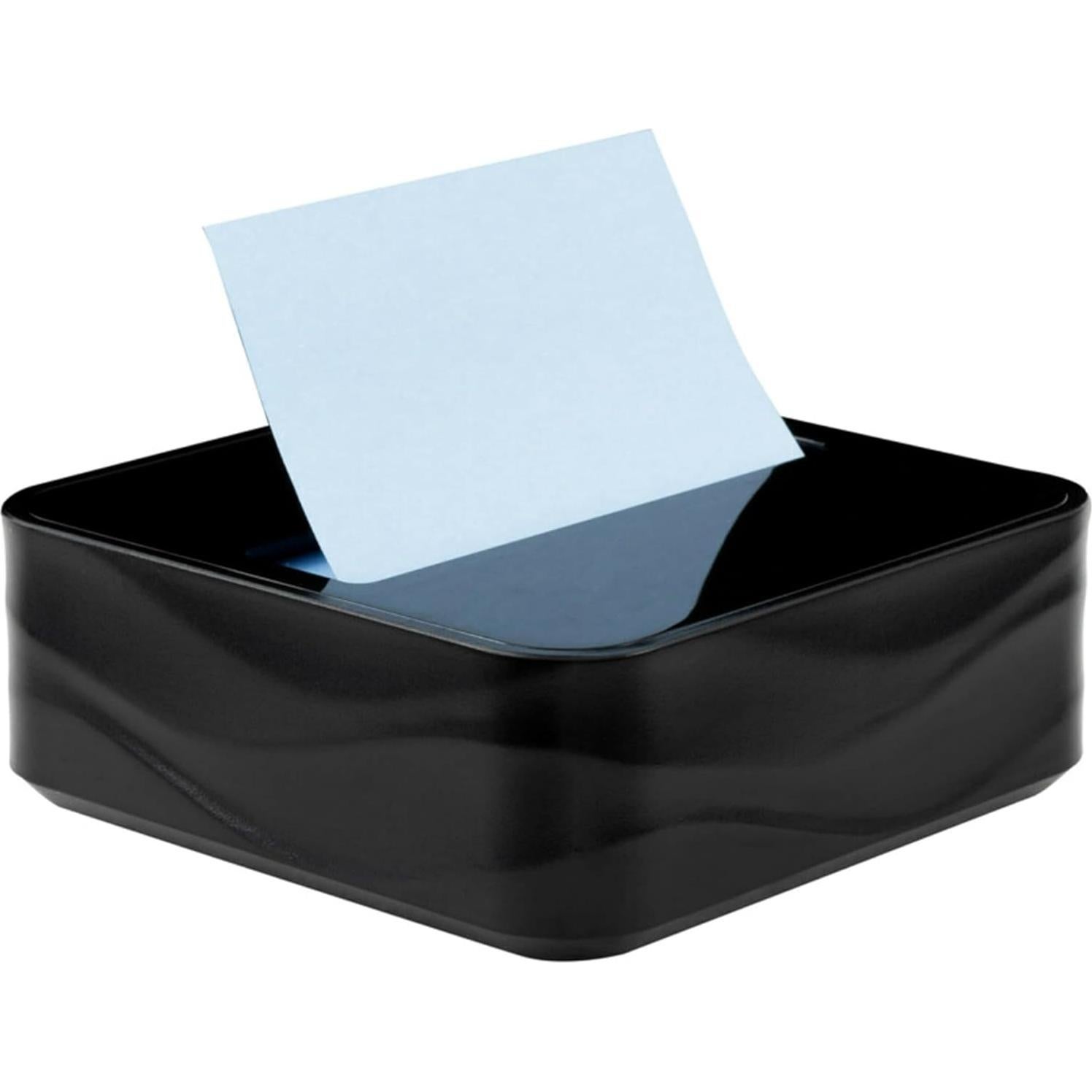 Dispensador de Notas Post-it Negro con 3 Almohadillas 7.62 cm