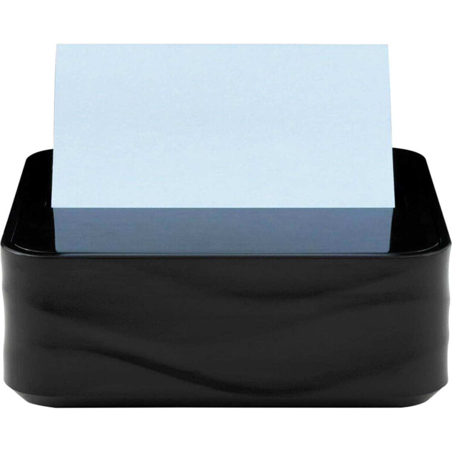 Dispensador de Notas Post-it Negro con 3 Almohadillas 7.62 cm