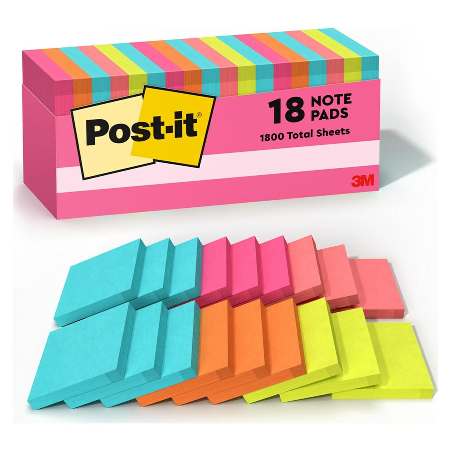 Notas Post-it 7.6x7.6 cm 18 Blocs Multicolor 3M Ciudad del Cabo