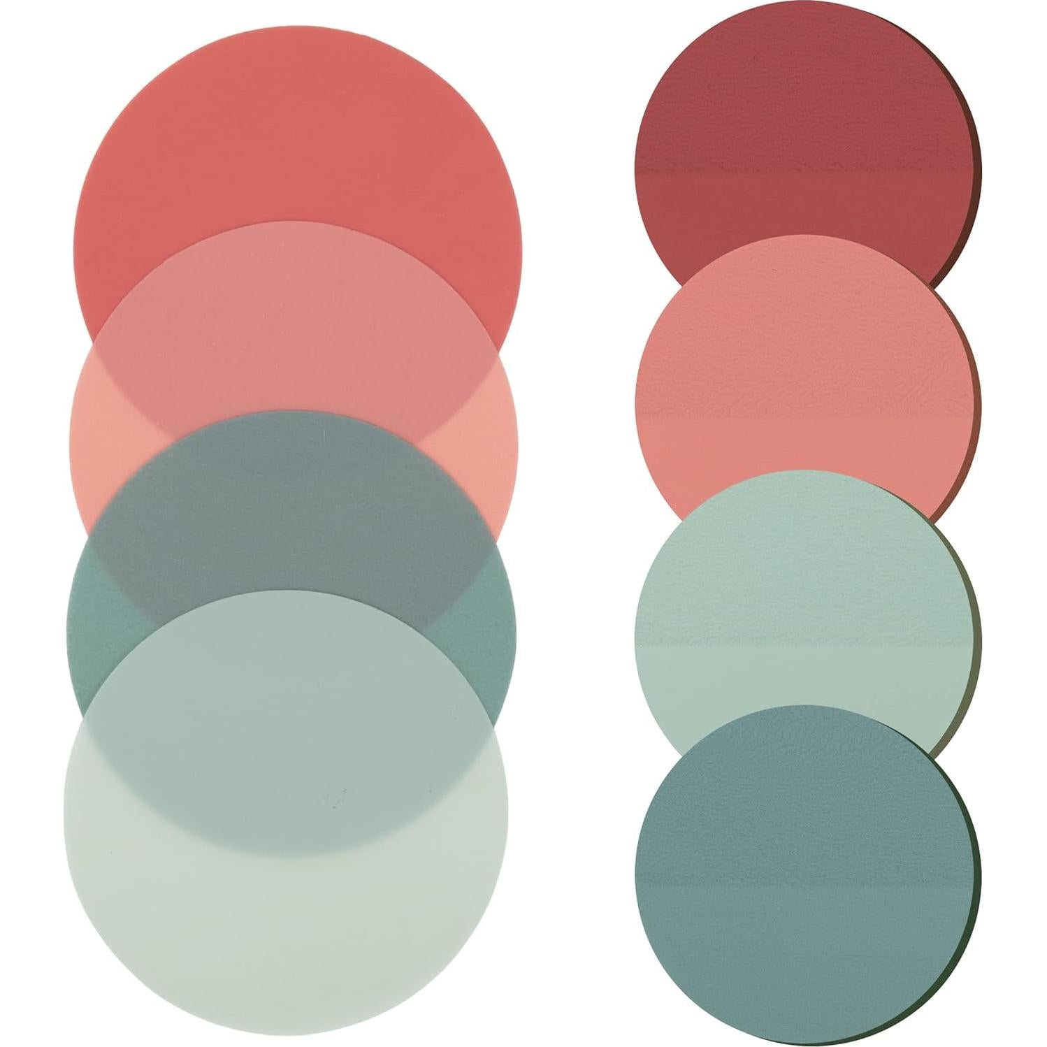 Notas Adhesivas Transparentes Redondas Mr. Pen 200 Pcs 4.57 cm