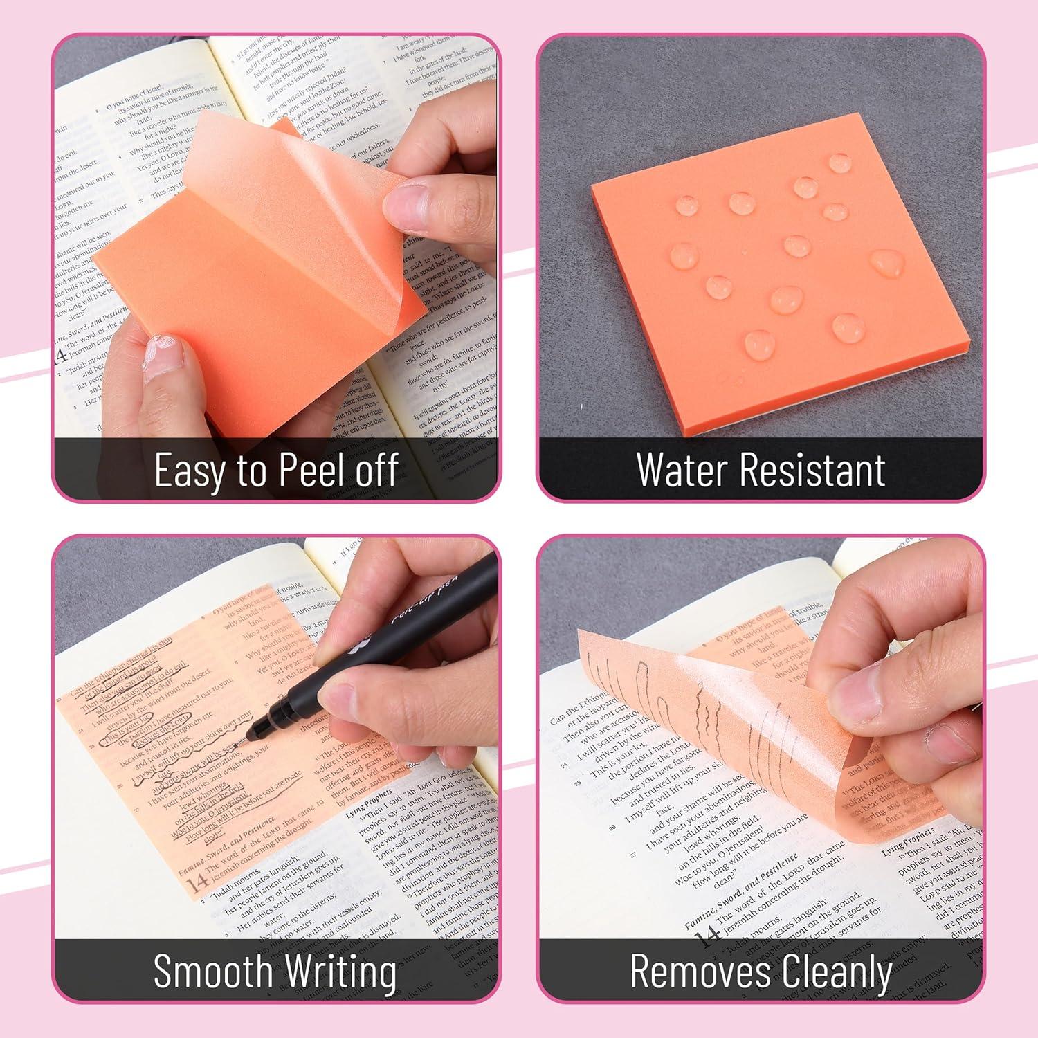 Notas Adhesivas Mr. Pen 3x3 cm, 12 Blocs, 600 Hojas Coloridas