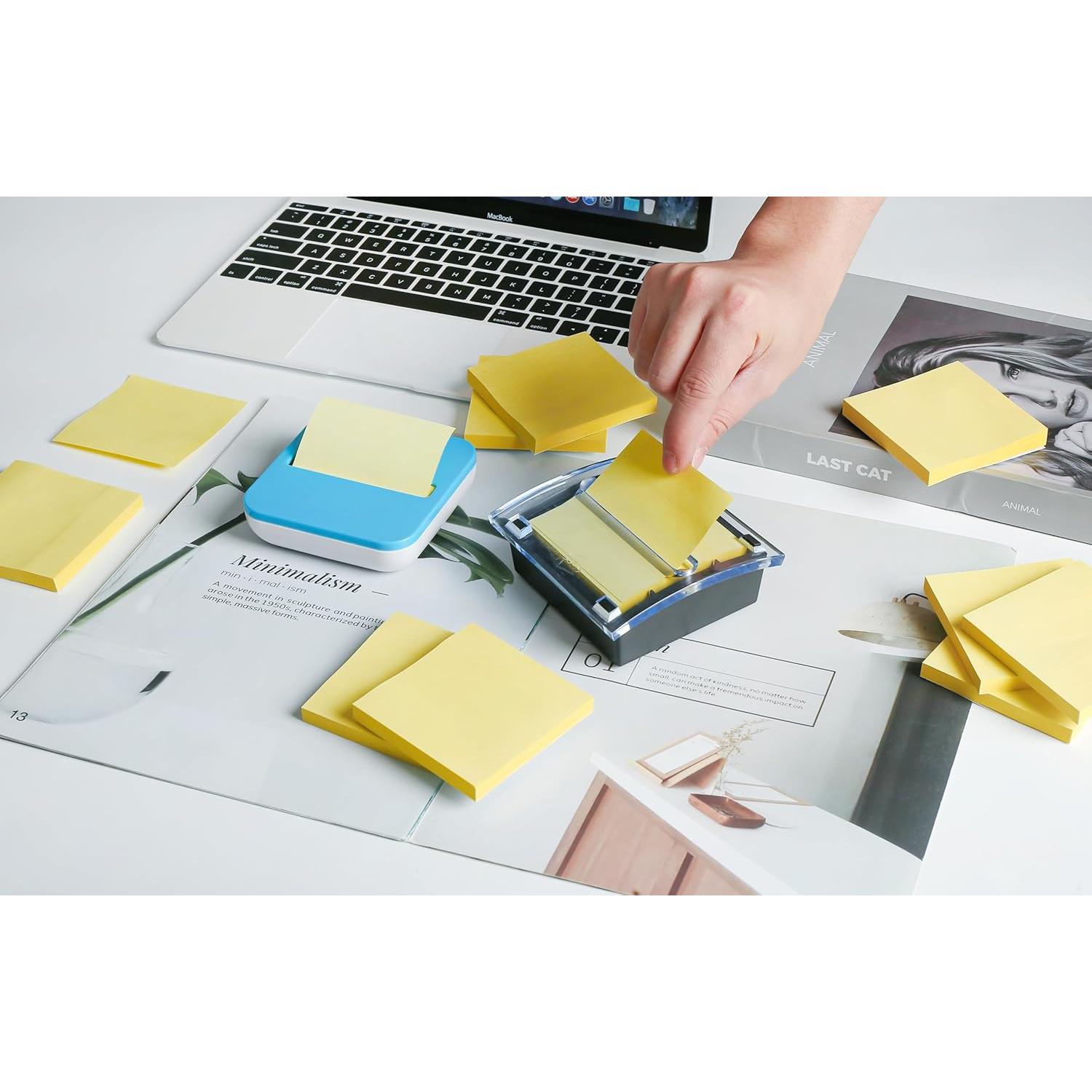 Notas Adhesivas Pop Up TKTB 3x3 Amarillo 18 Pads 56 Hojas