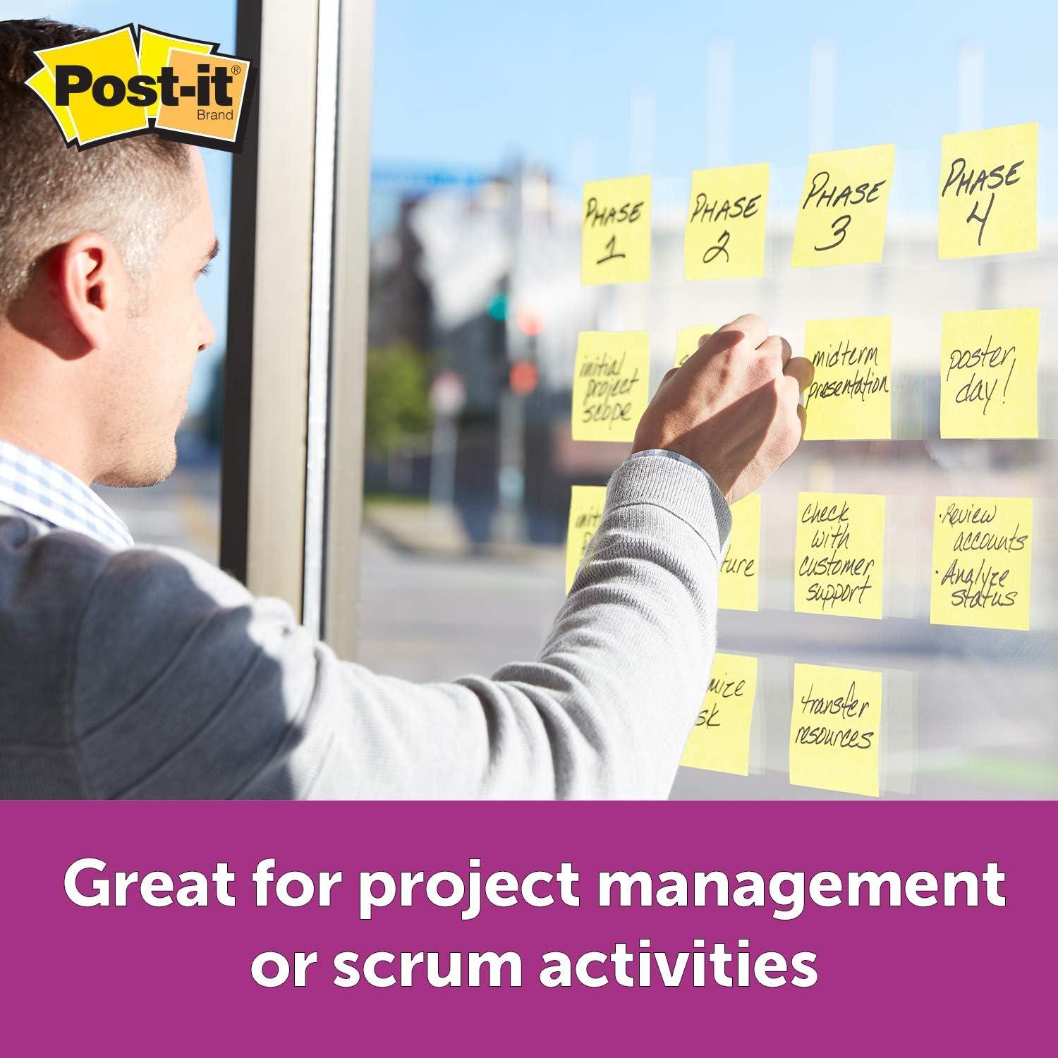 Notas Super Adhesivas Post-it 7.6x7.6 cm Amarillo Canario 6 Bloc