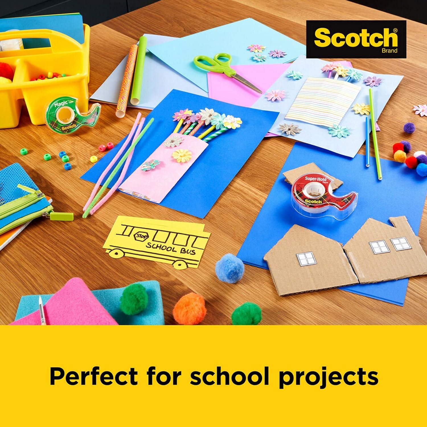 Paquete Suministros de Oficina 3M: Notas Post-it, Cinta y Tijeras