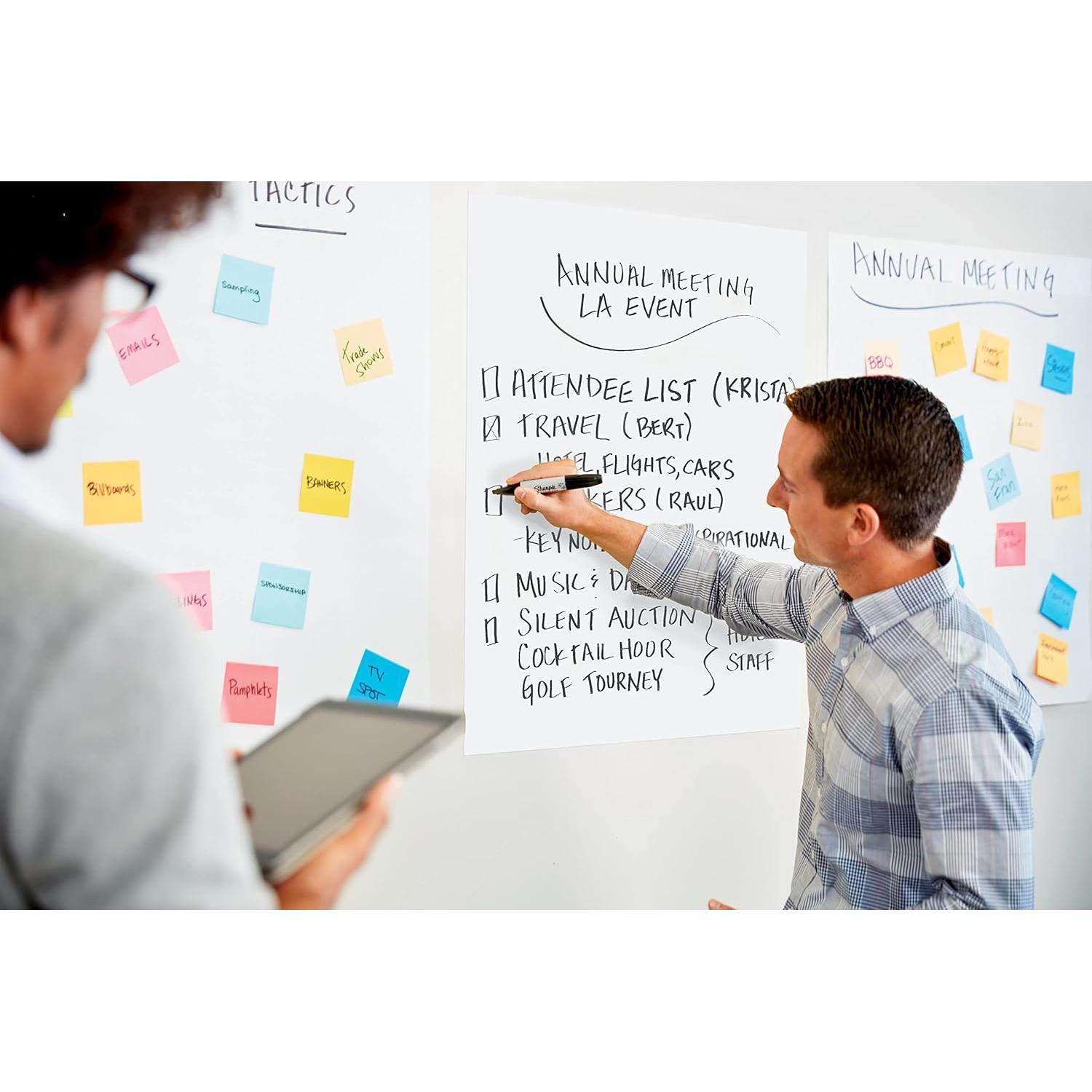 Post-it Easel Pad 50.8x58.4 cm Blanco 20 Hojas 2 Paquetes