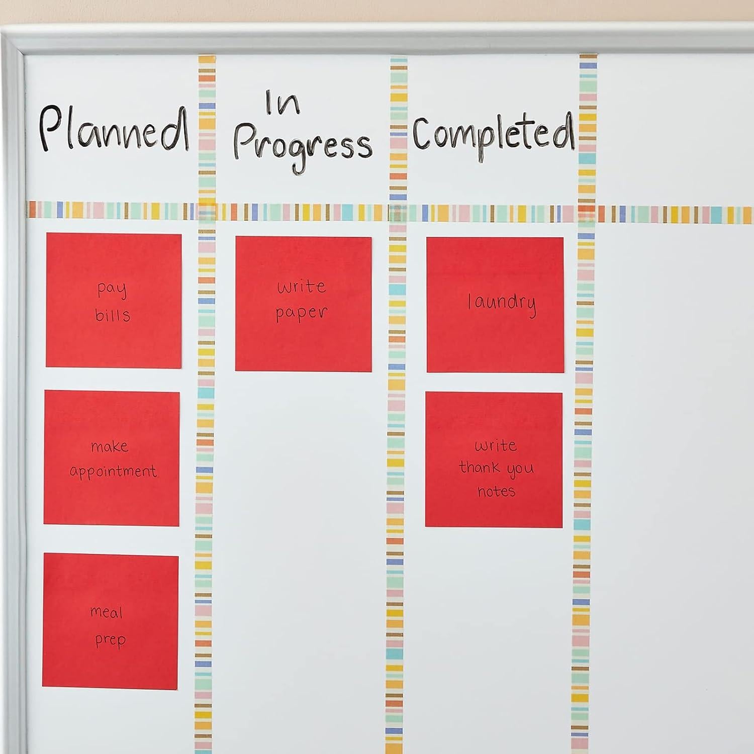 Paquete de 8 Notas Adhesivas Rojas Juvale 7.62x7.62 cm 800 Hojas