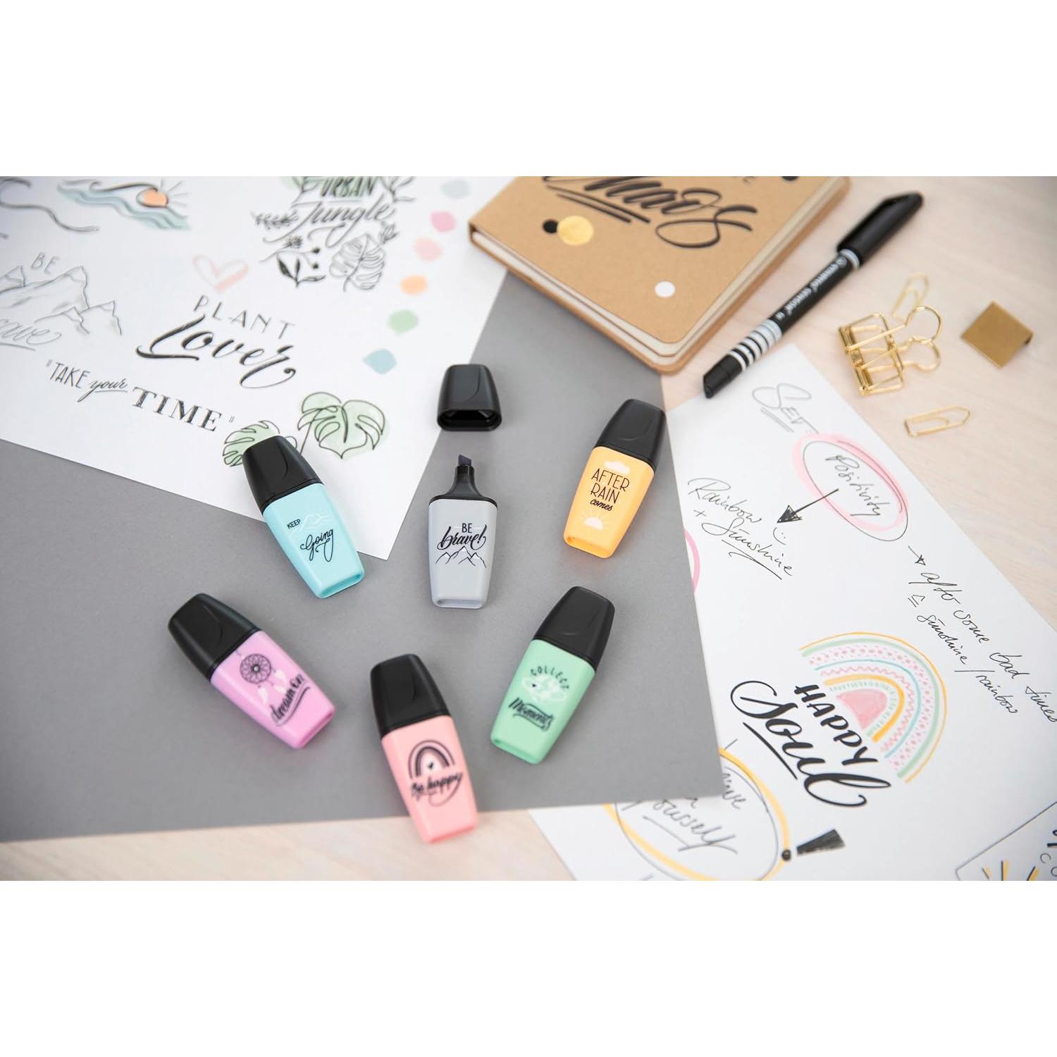 Set de 6 Marcadores Fluorescentes Stabilo BOSS Mini Pastellove