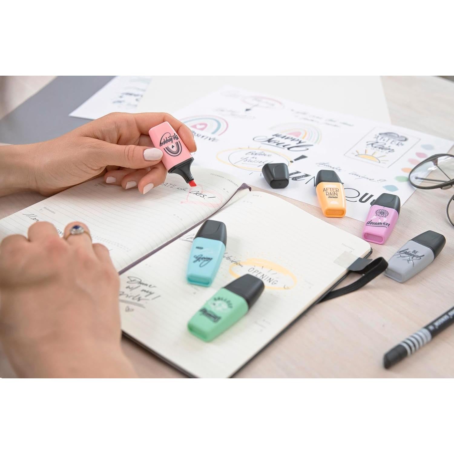 Set de 6 Marcadores Fluorescentes Stabilo BOSS Mini Pastellove