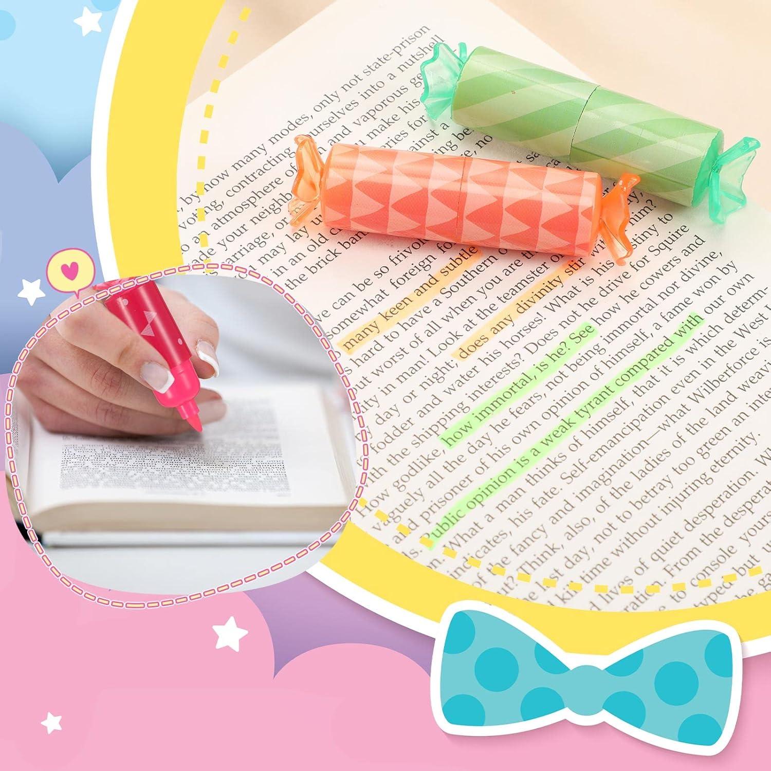 48 Mini Resaltadores de Caramelo Sabary - Colores Asortidos