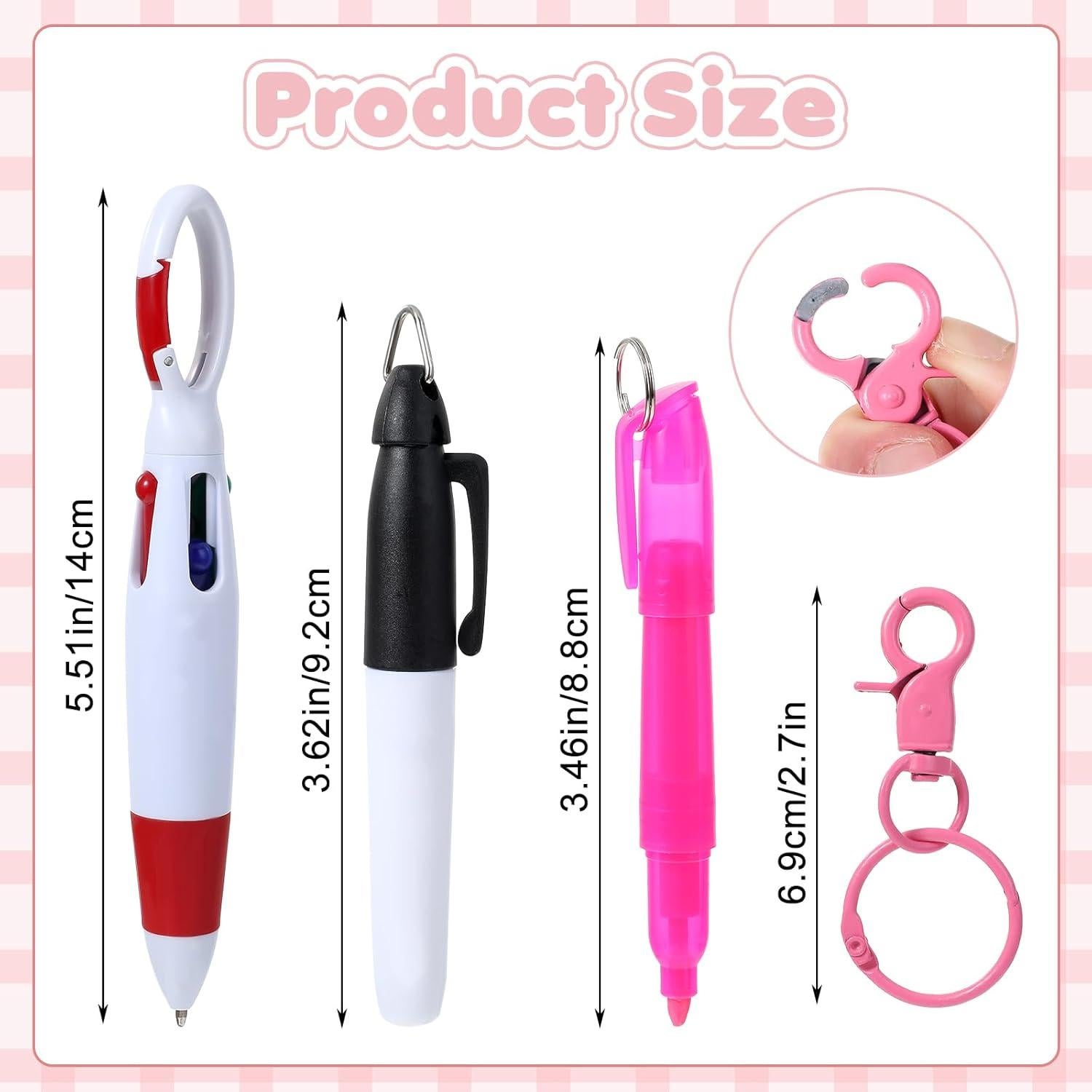 Conjunto de bolígrafos de enfermera Sibba Mini Rosa