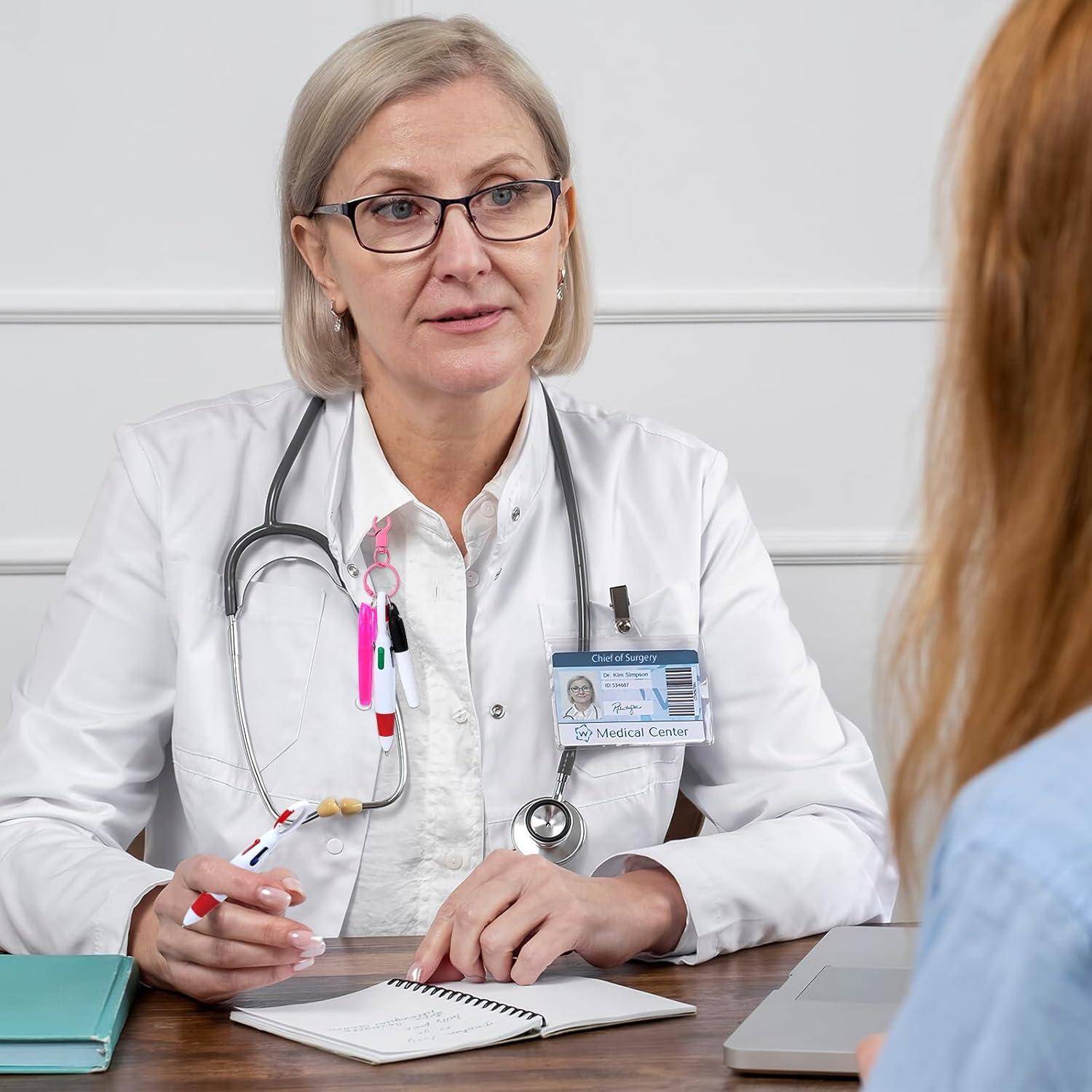 Conjunto de bolígrafos de enfermera Sibba Mini Rosa