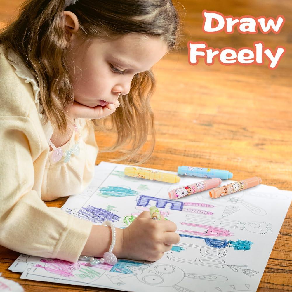 Set de 28 Mini Marcadores Fluorescentes DIBALIYI - Punta Chisel