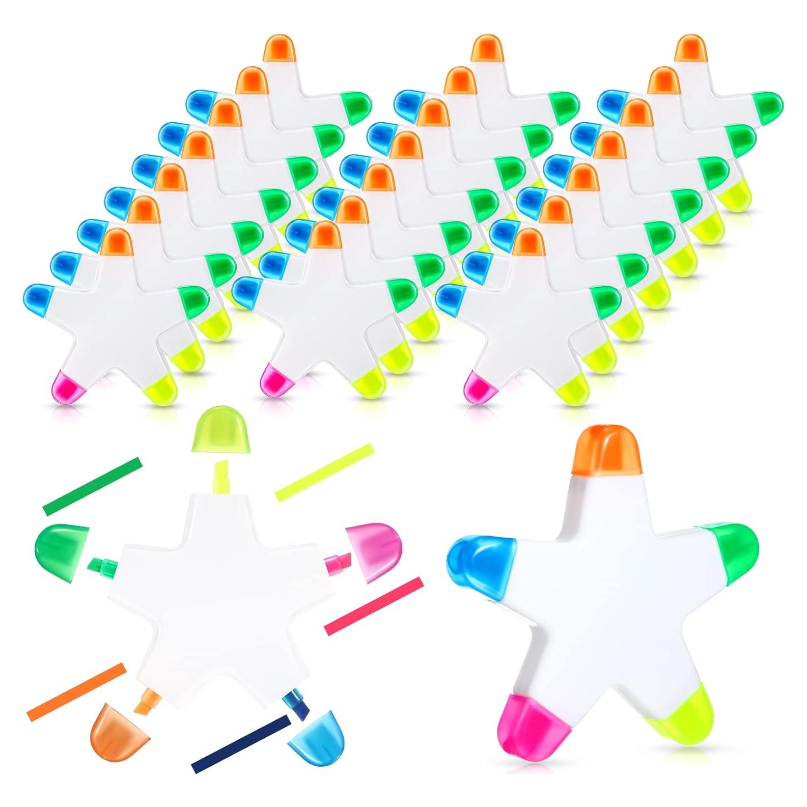 Marcadores Estrella Geyee 24 Pcs Acuarela Fluorescentes