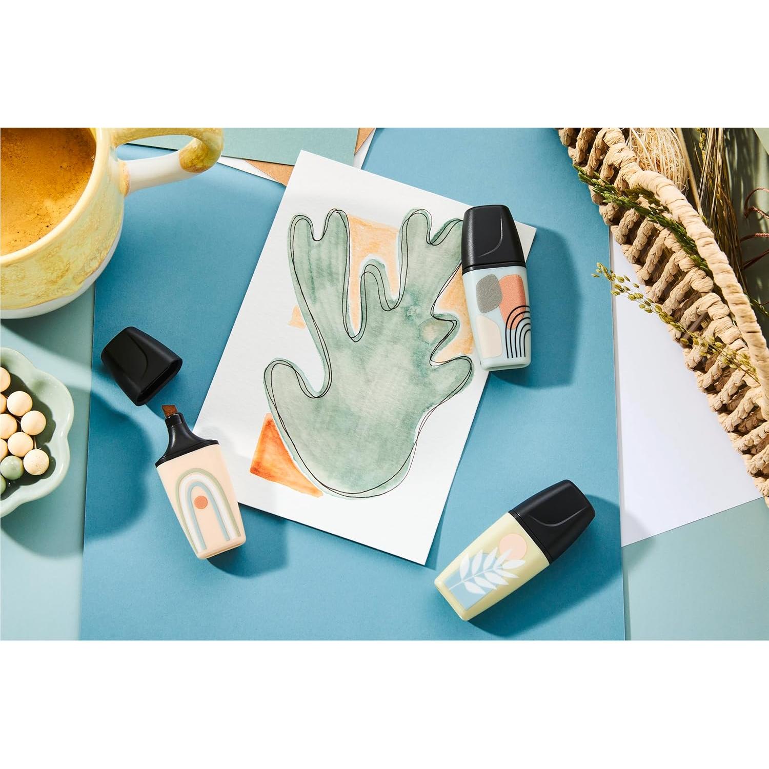 Marcadores STABILO BOSS MINI Naturevibes - Paquete de 6 colores