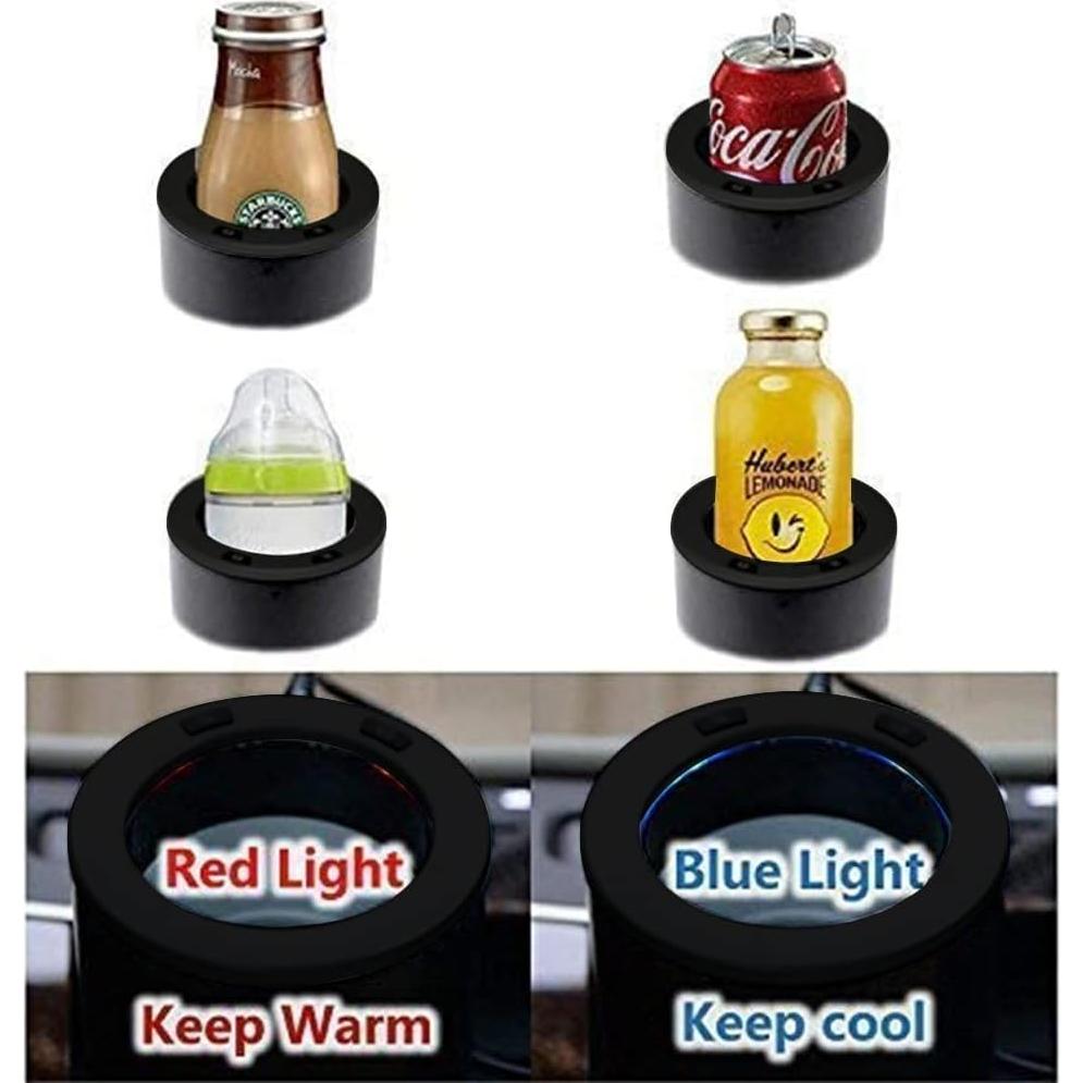 Soporte Calentador y Enfriador de Tazas HPYDIY 2-en-1 Negro