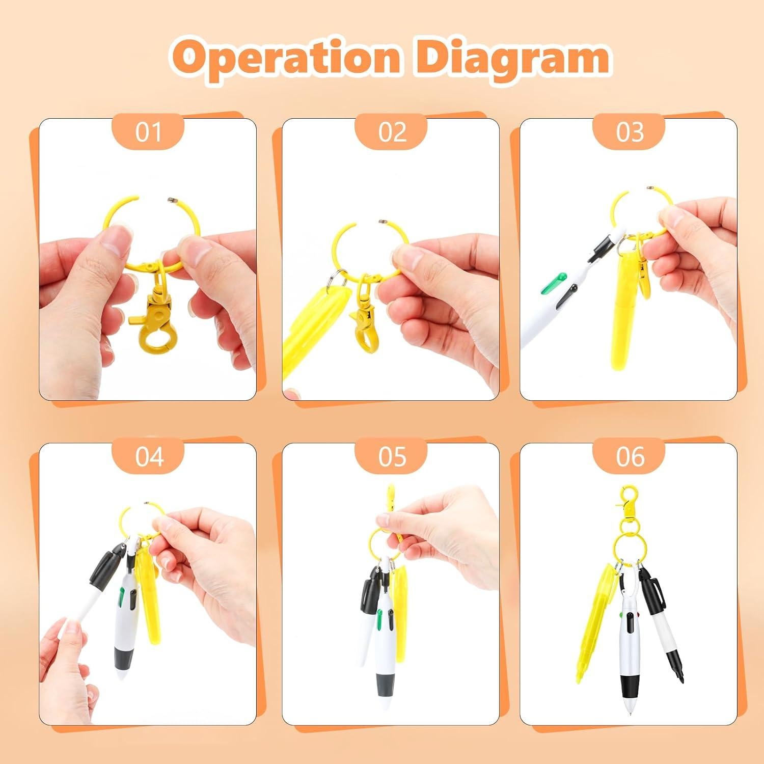 Conjunto de Bolígrafos Yadiana para Enfermeras Multicolor
