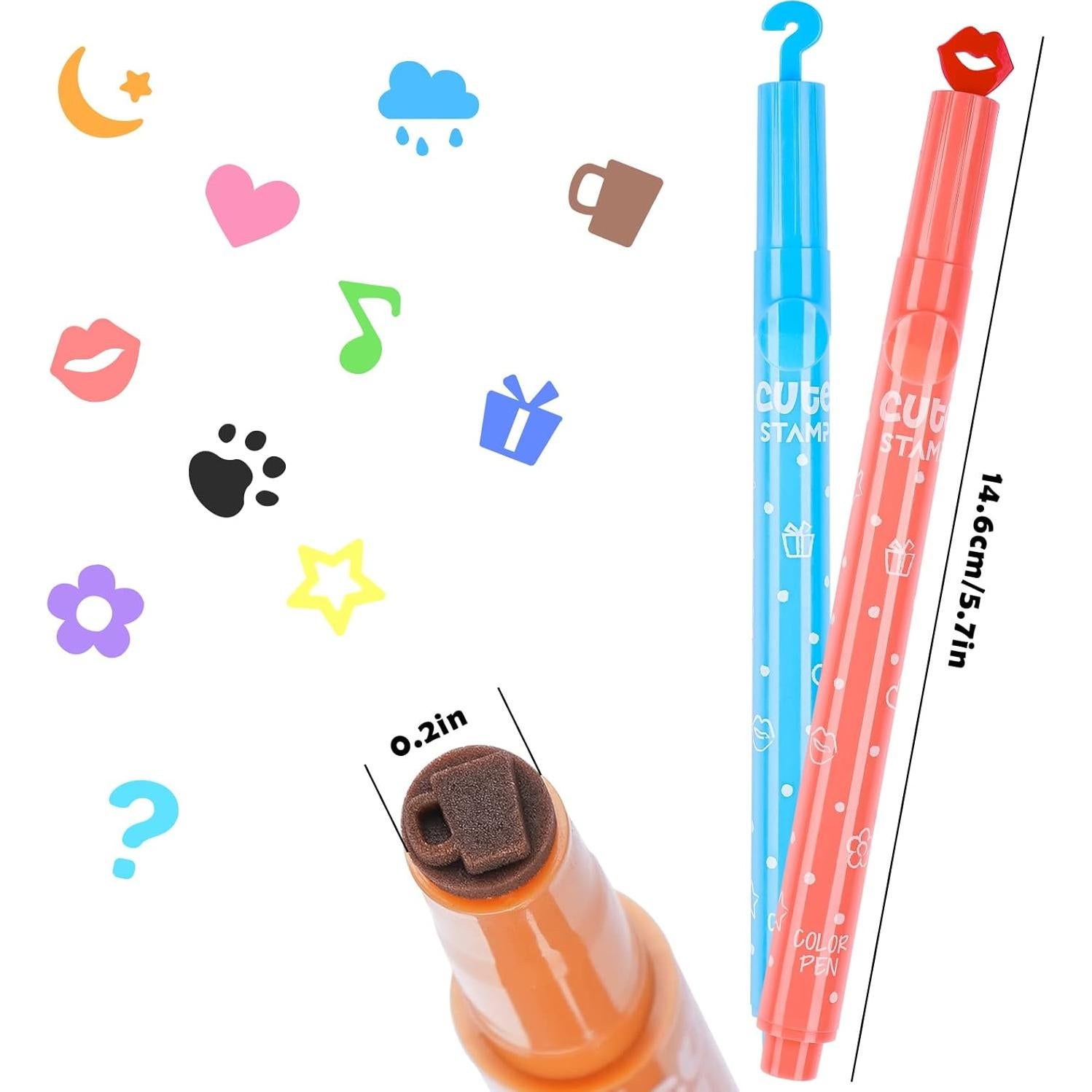 Marcadores de Sello NiArt 11 Colores Caramelo para Manualidades