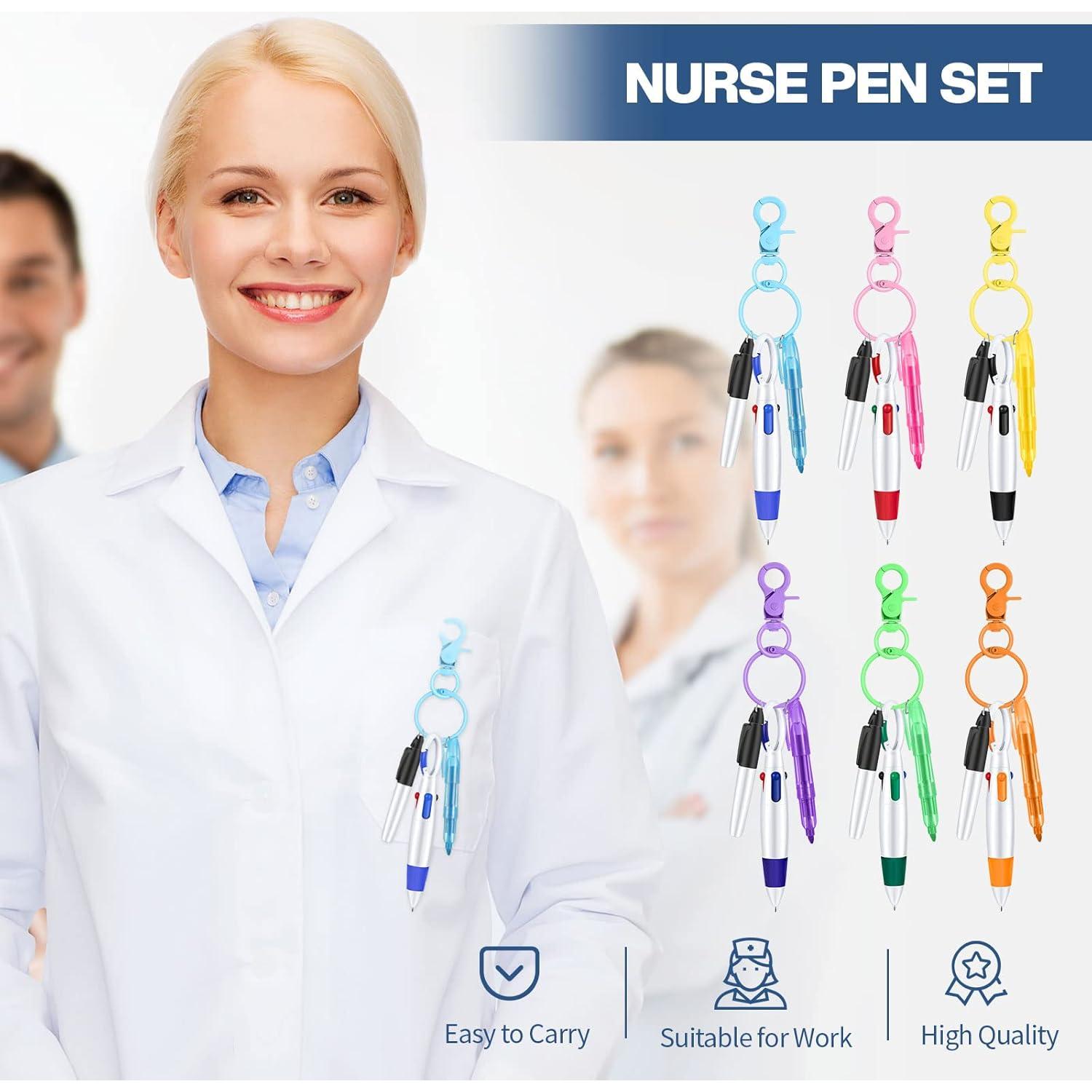 Juego de bolígrafos y resaltadores Fainne para enfermeras 48 piezas