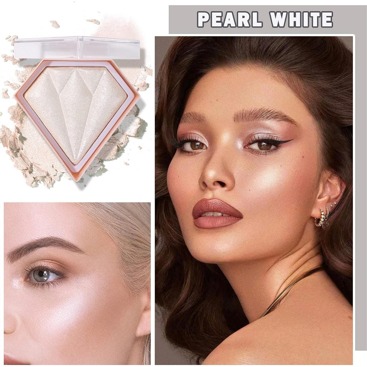 Paleta de Maquillaje Iluminador XINGXYUEL 28g - 01 Blanco Perla