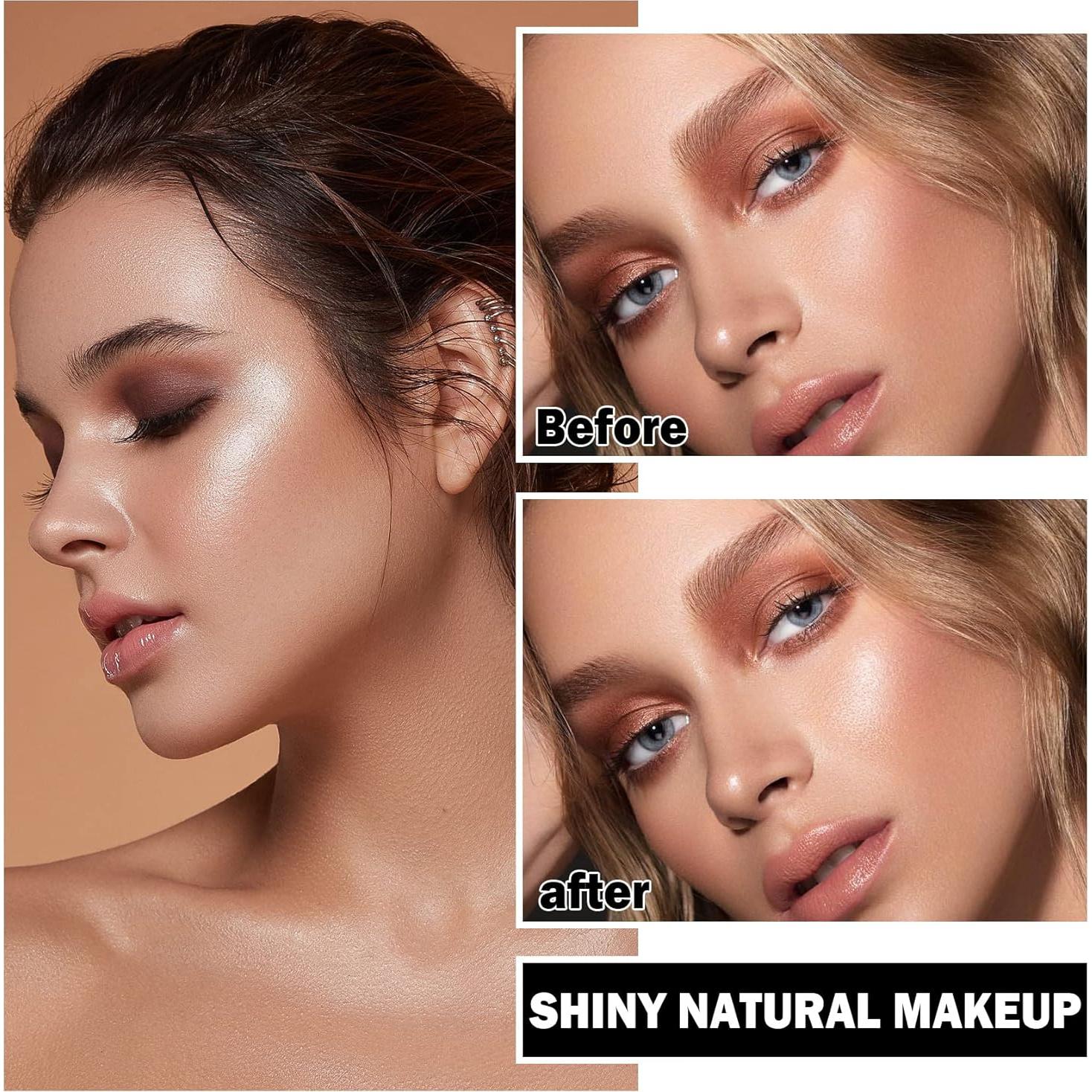 Paleta de Maquillaje Iluminador XINGXYUEL 28g - 01 Blanco Perla