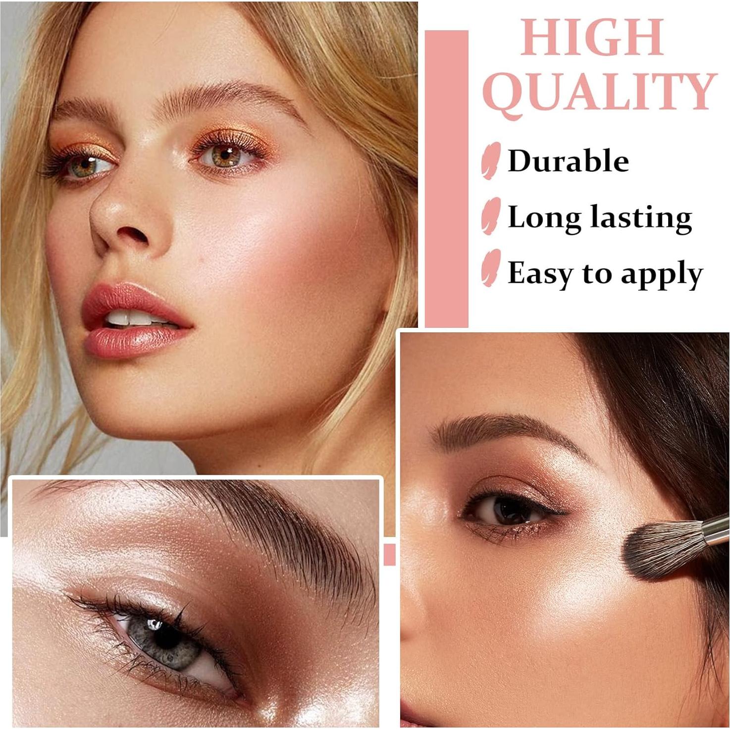 Paleta de Maquillaje Iluminador XINGXYUEL 28g - 01 Blanco Perla