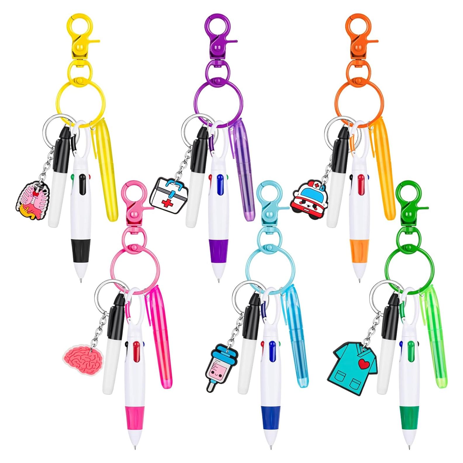 30 Piezas Bolígrafos Insignia Enfermera KFPPLXQ Multicolor