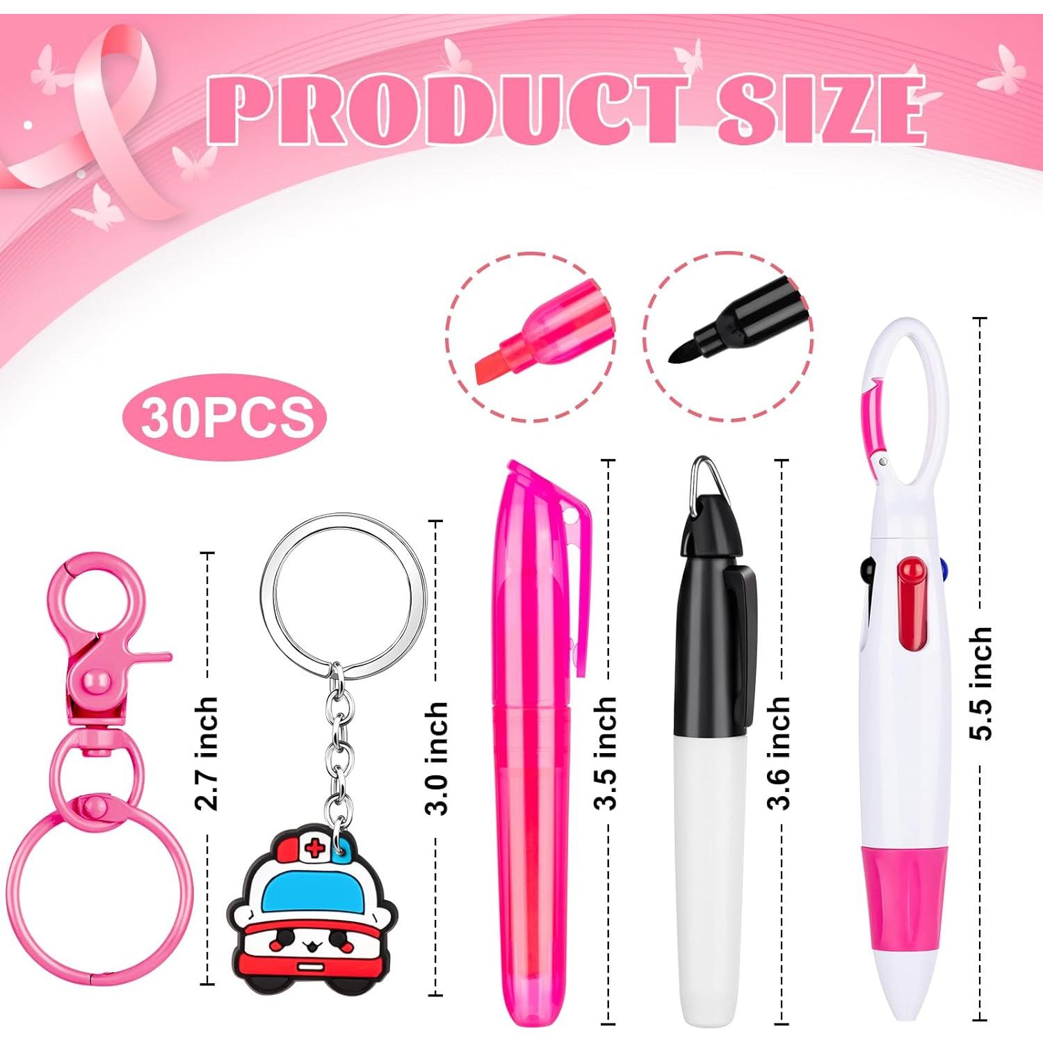 30 Piezas Bolígrafos Insignia Enfermera KFPPLXQ Multicolor