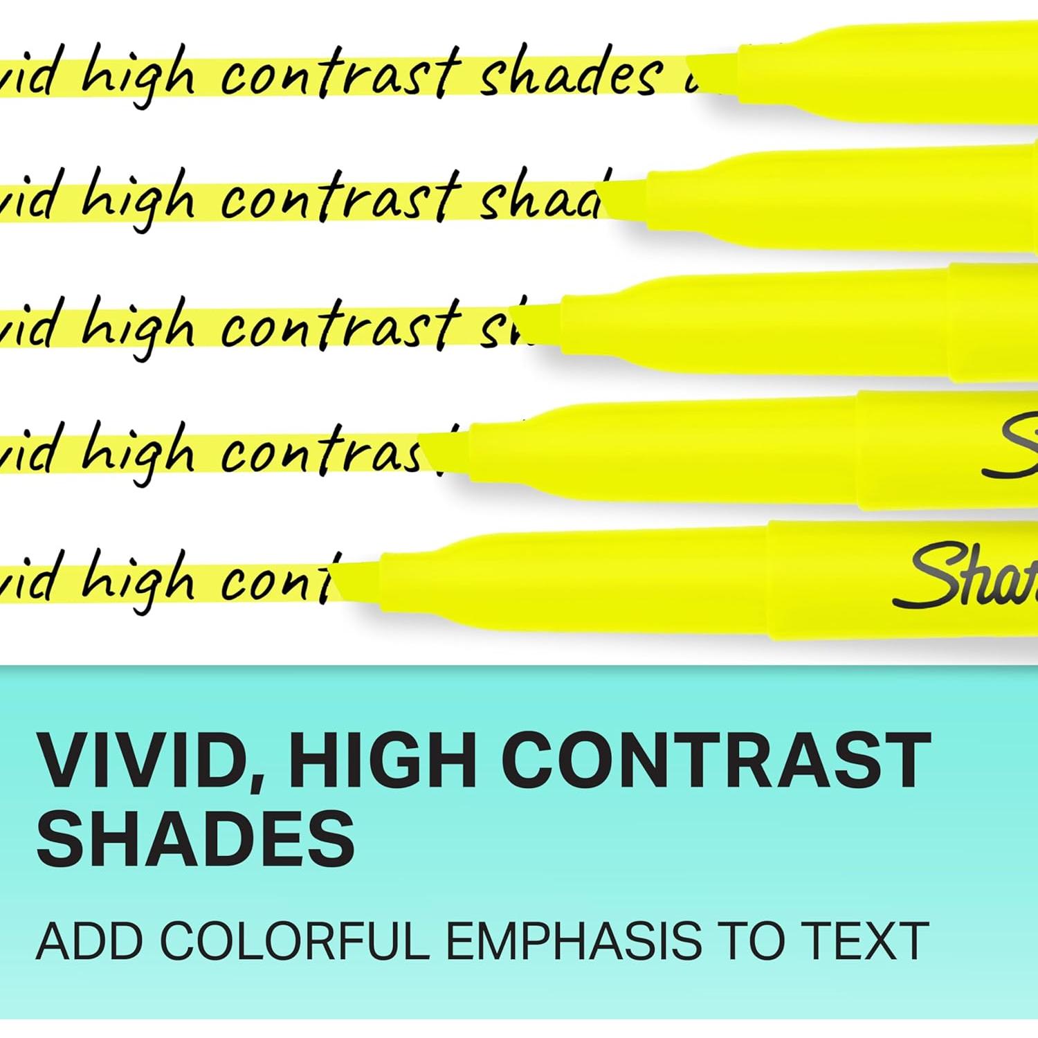 Marcadores Fluorescentes Sharpie Accent Amarillo 2 Unidades