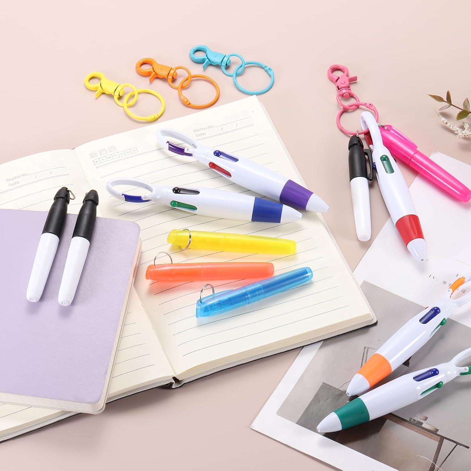 Mini Marcador Resaltador PATIKIL 2 Pcs Amarillo Verde Clip