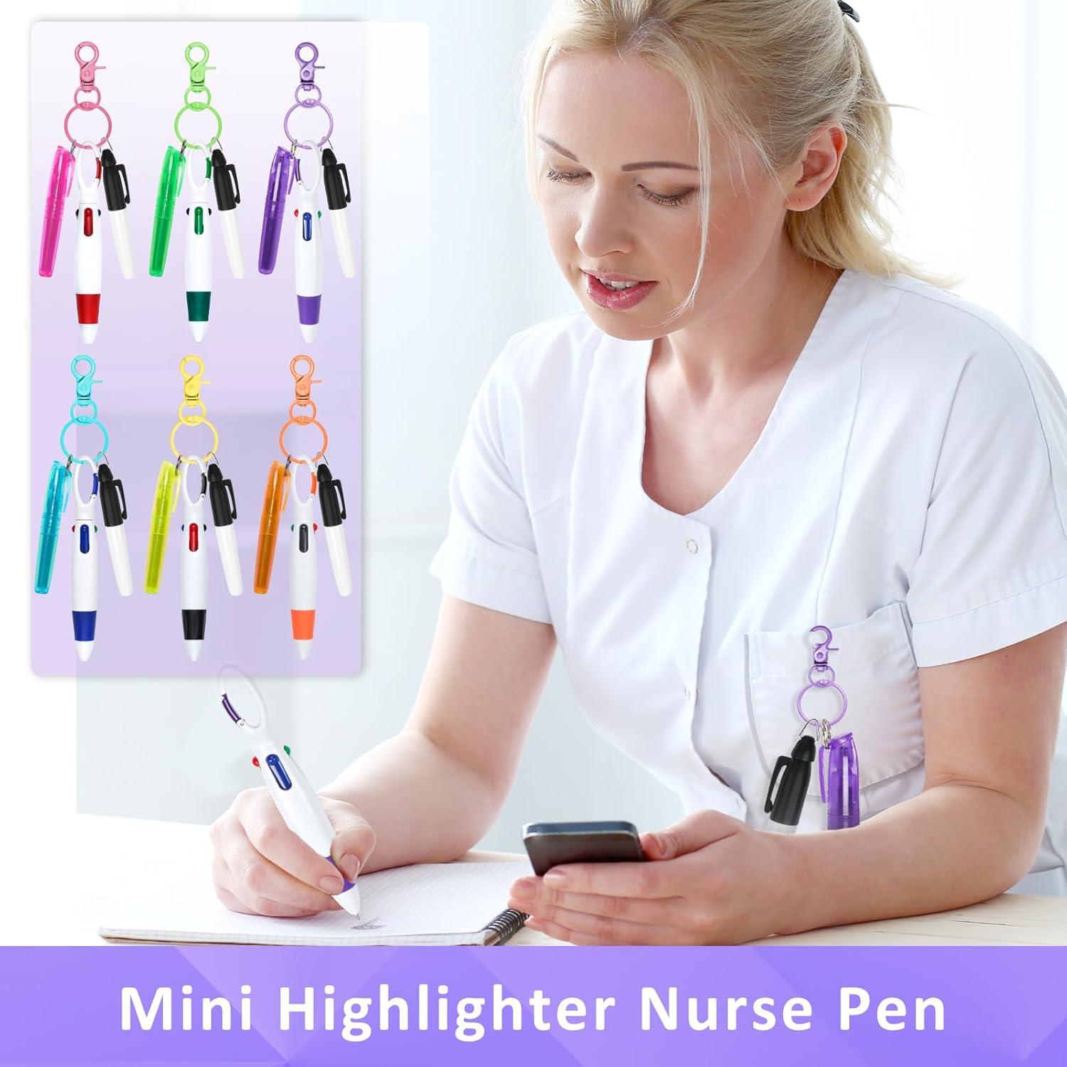 Juego de bolígrafos para enfermera AEDOVE, 24 piezas multicolor