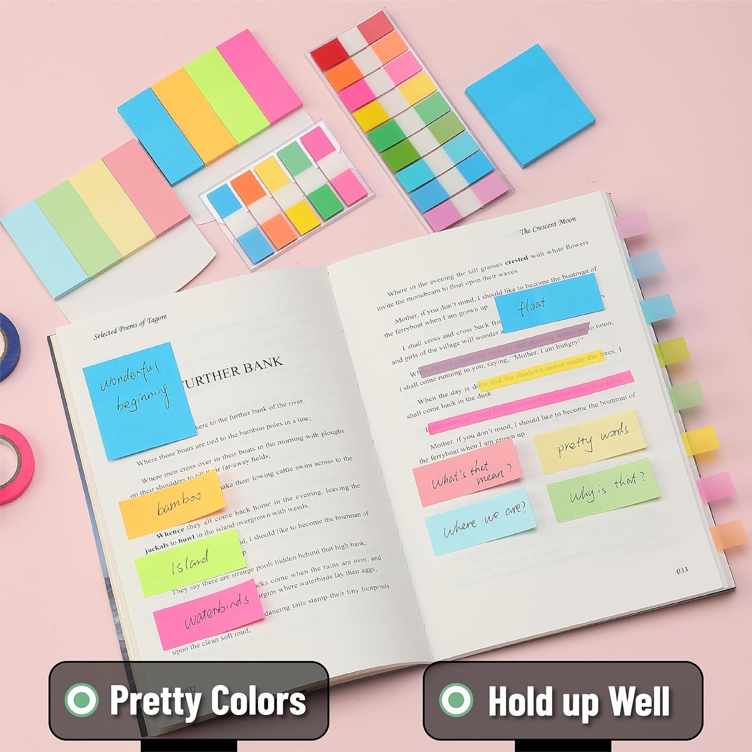 Juego de Notas Adhesivas y Cinta Resaltadora Mr. Pen 280 Piezas