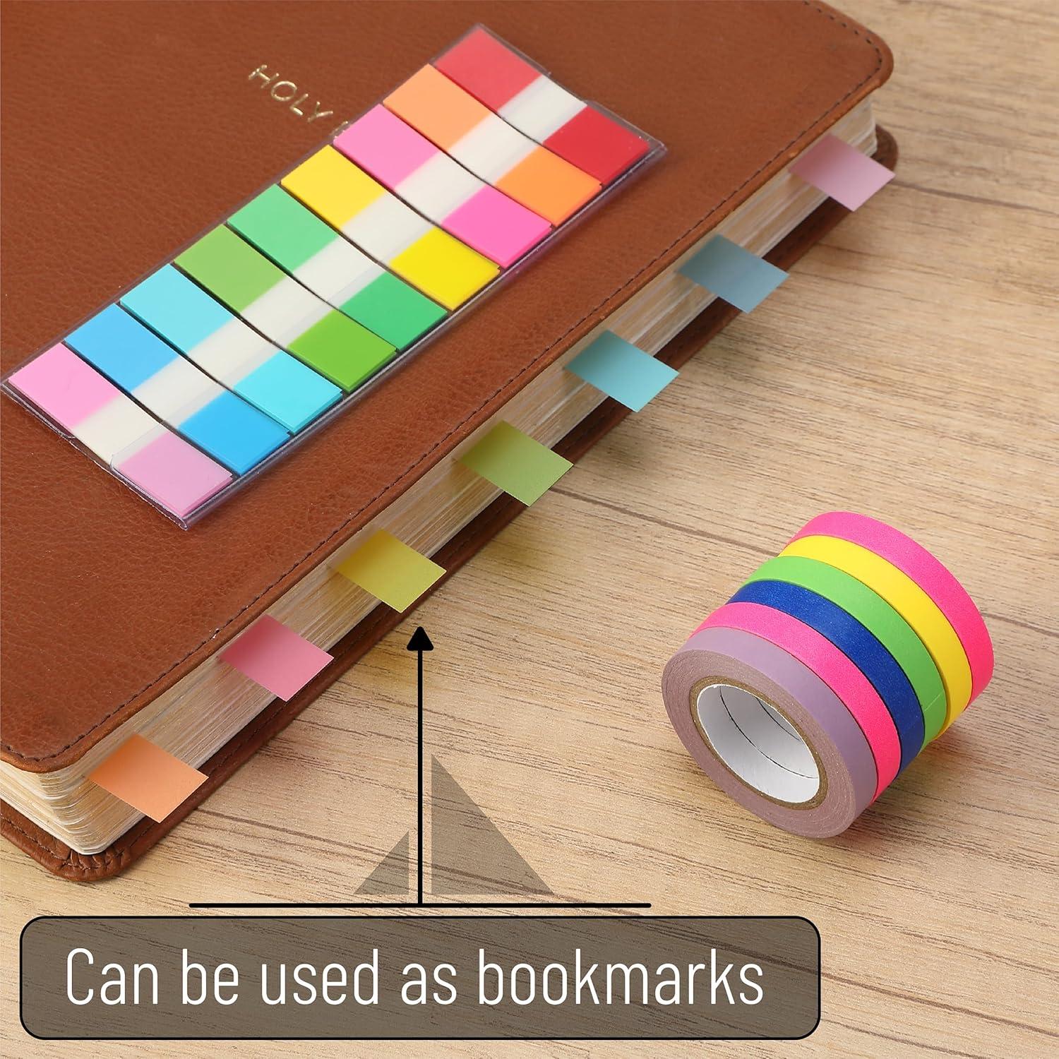 Juego de Notas Adhesivas y Cinta Resaltadora Mr. Pen 280 Piezas