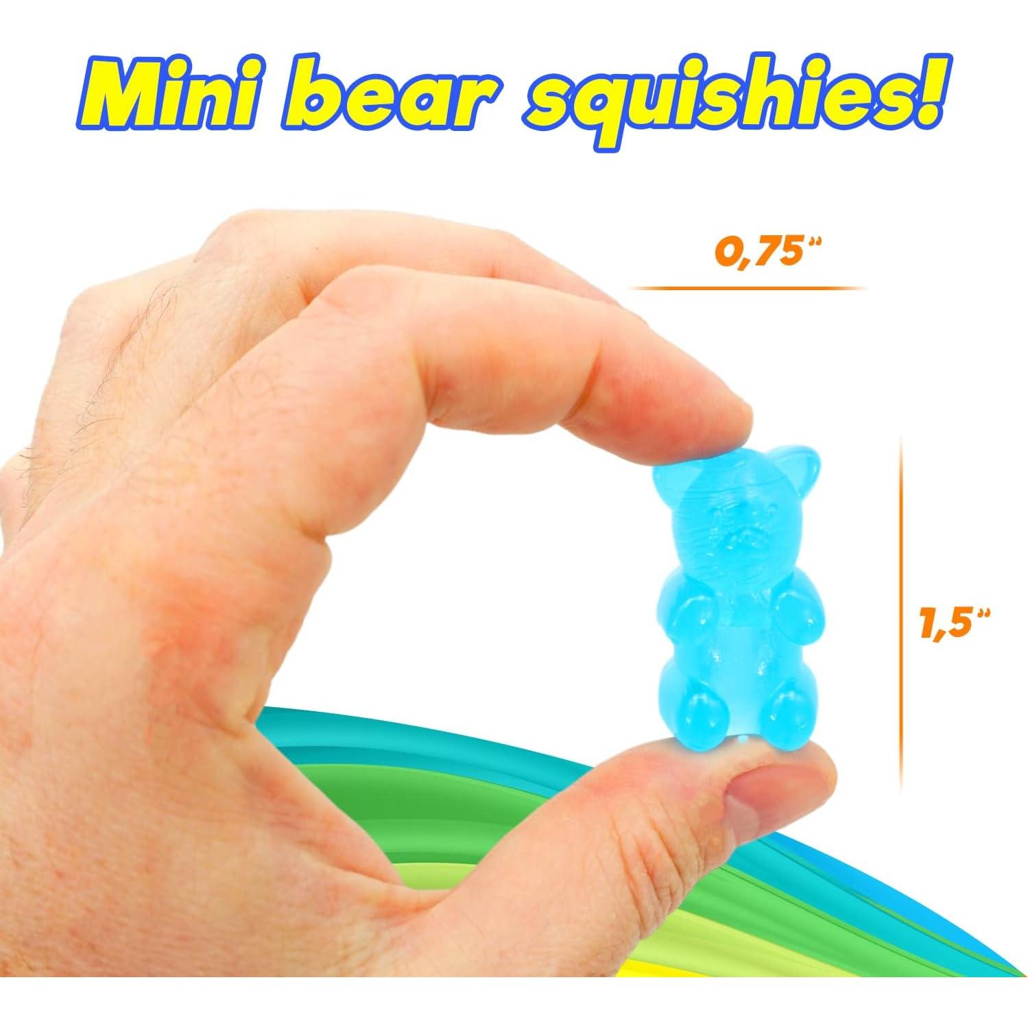 Puntas de Lápiz Squishy JA-RU Mini Ositos - 6 Unidades